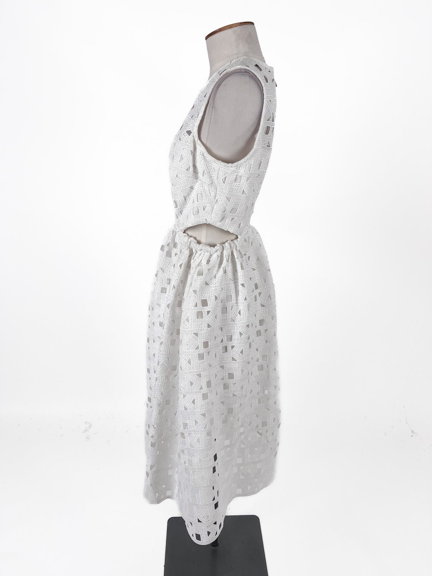 Karl Lagerfeld | White Casual/Cocktail Dress | Size 10