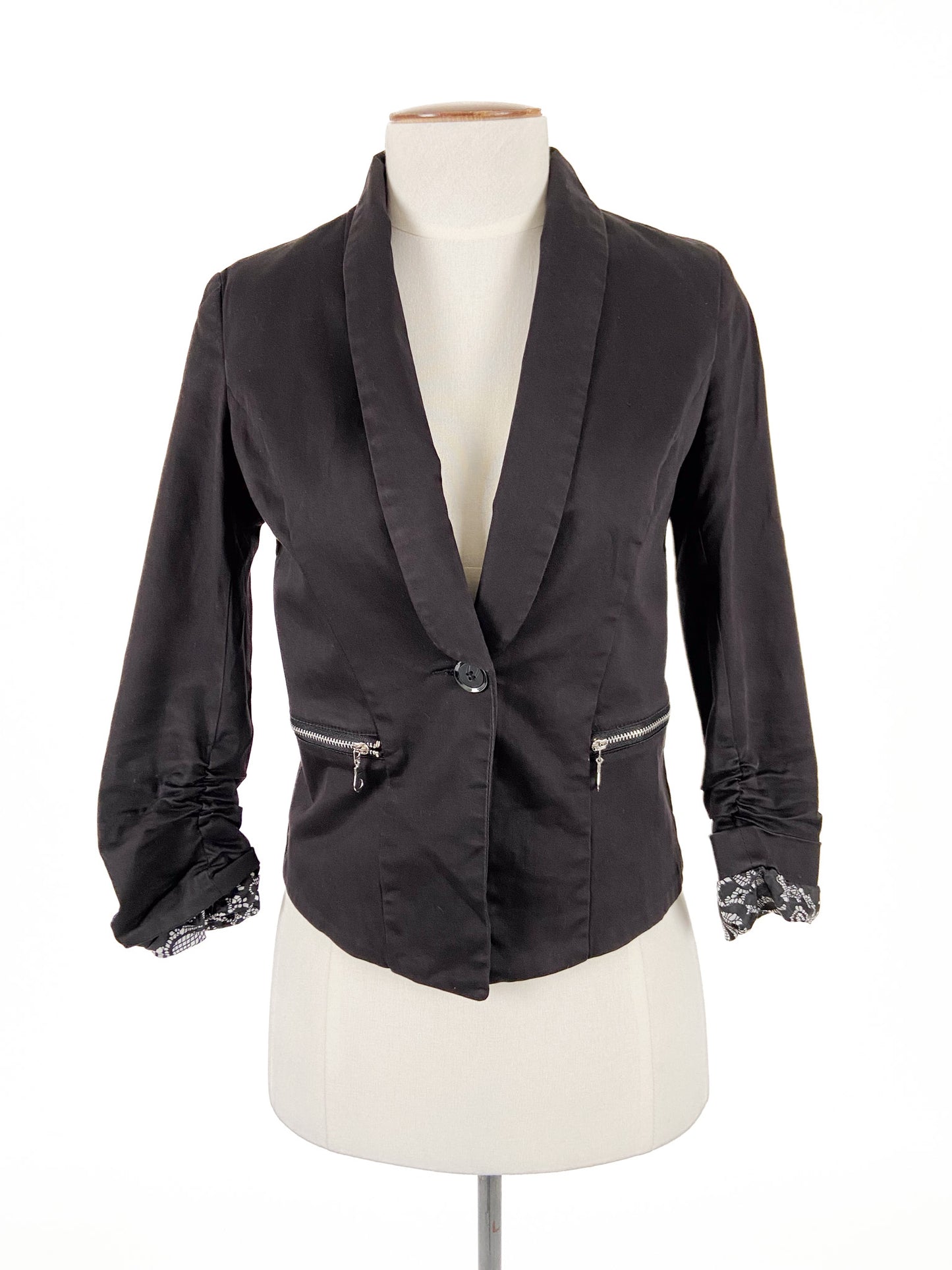 Zafina | Black Casual Jacket | Size 8