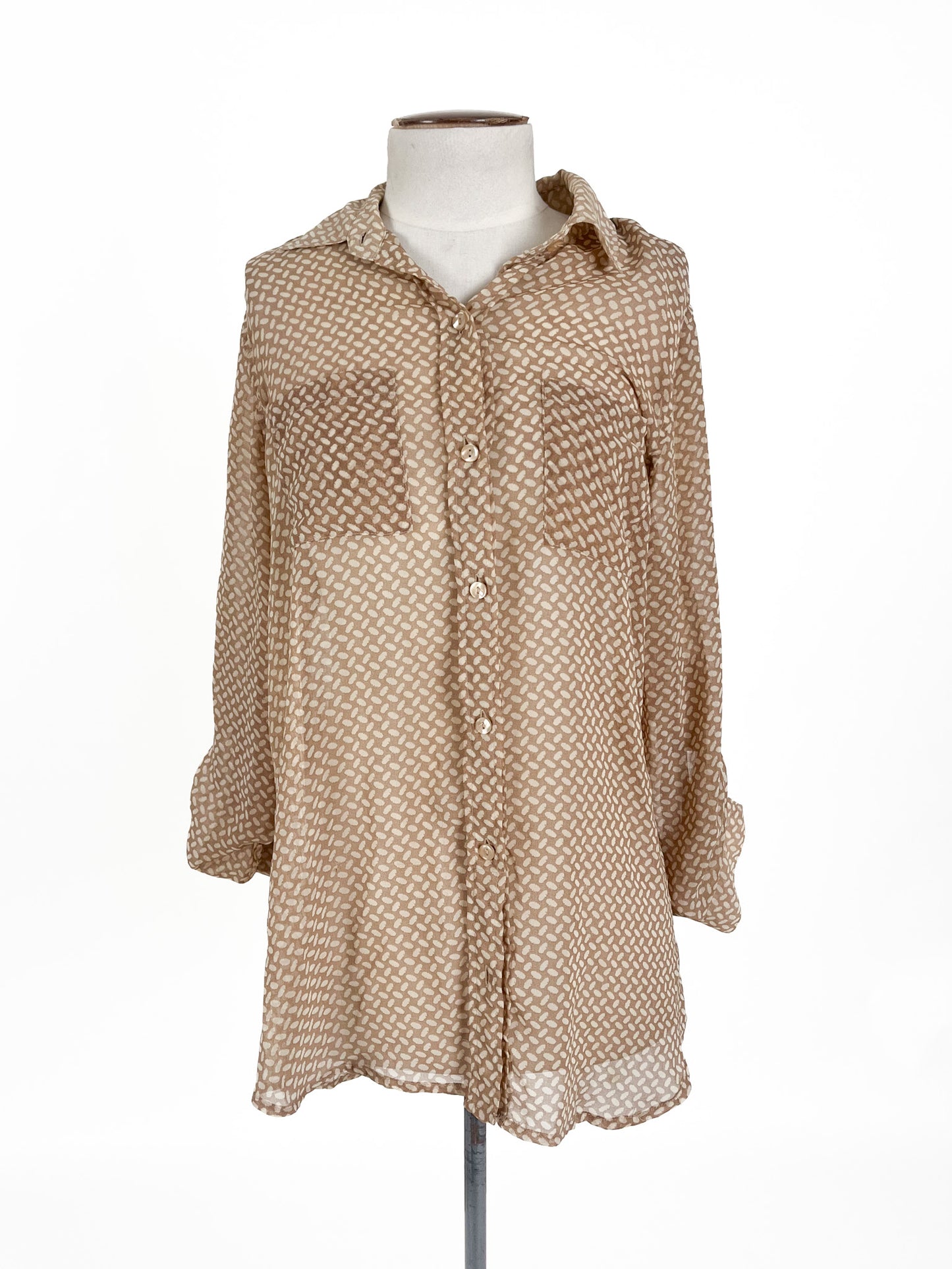 Glassons | Beige Casual Top | Size 8