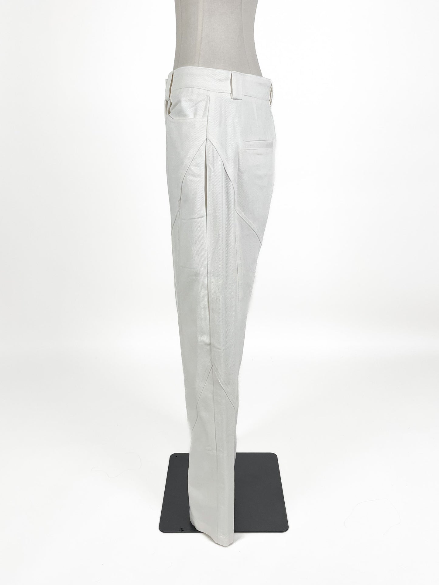 FIRST MSE | White Casual Jeans | Size M