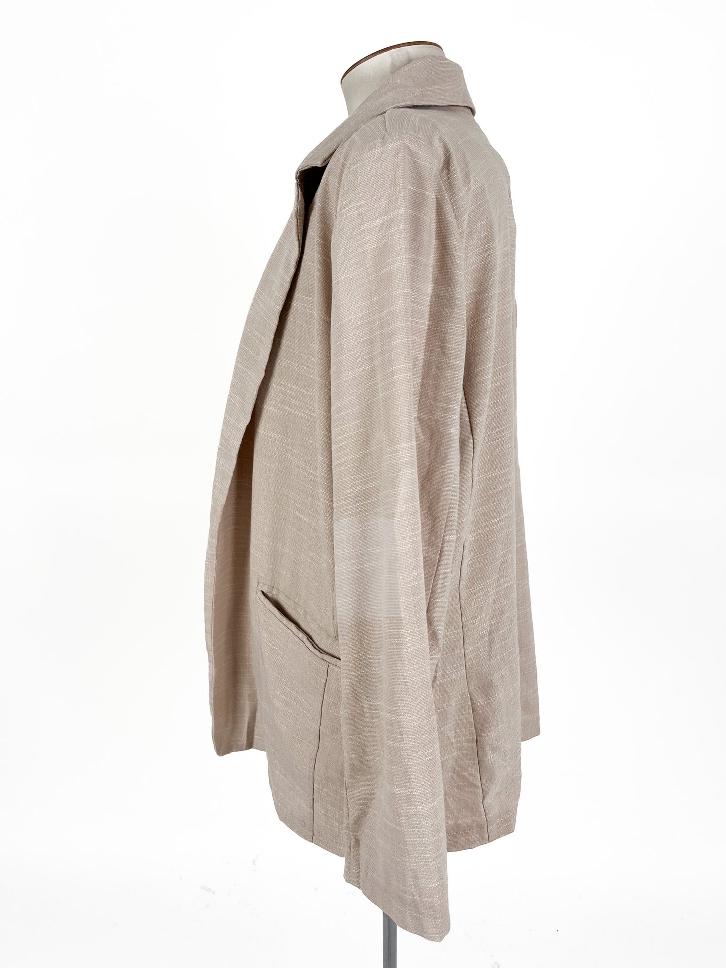 Mirrou | Beige Casual/Workwear Jacket | Size 14