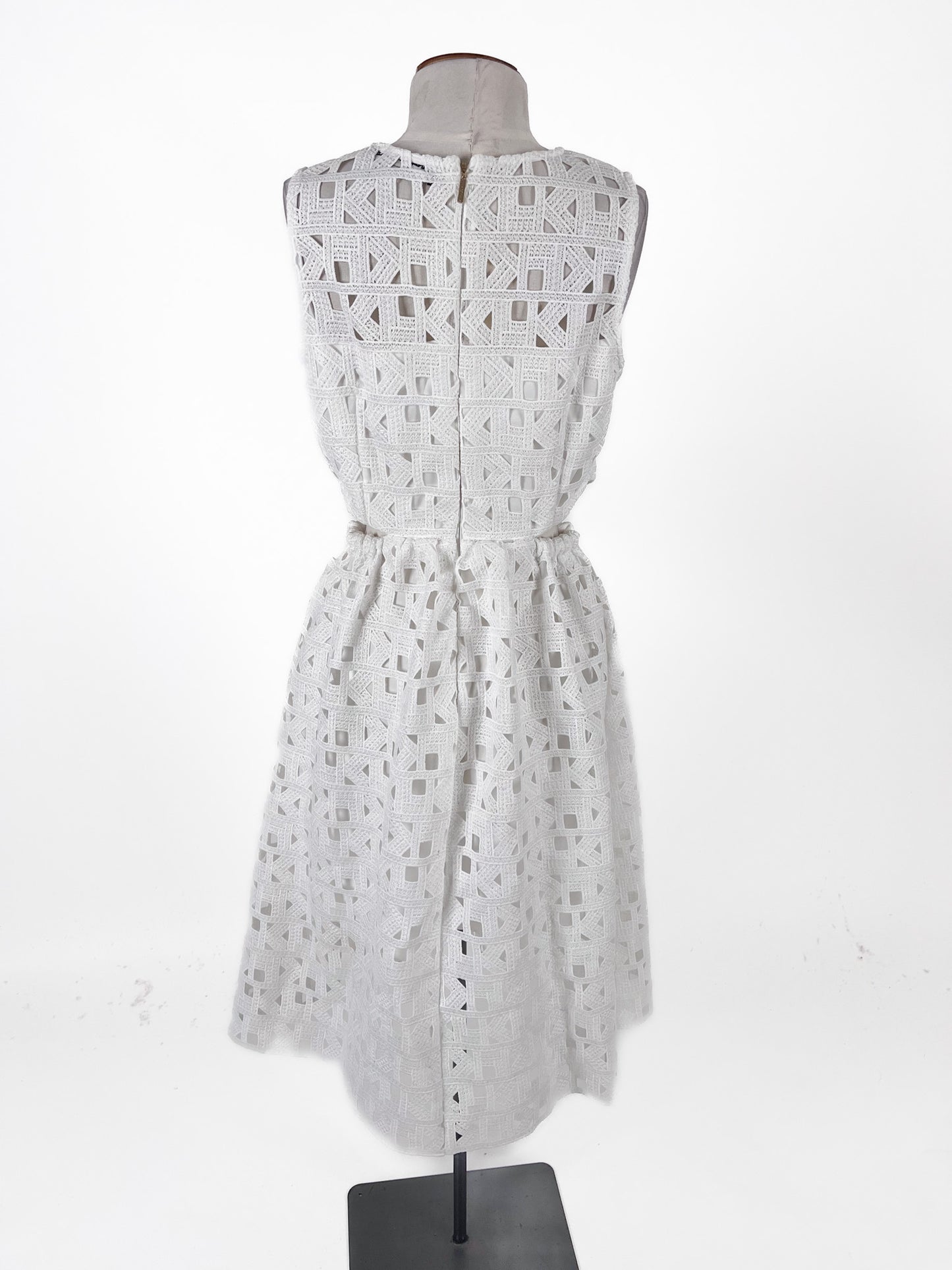 Karl Lagerfeld | White Casual/Cocktail Dress | Size 10