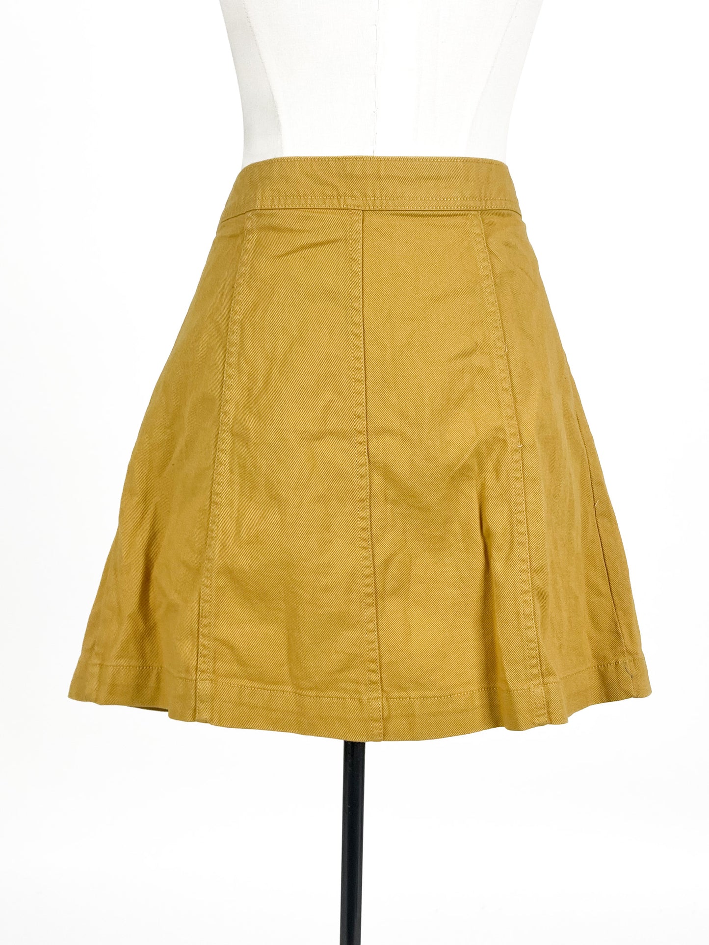 H&M | Yellow Casual Skirt | Size 10