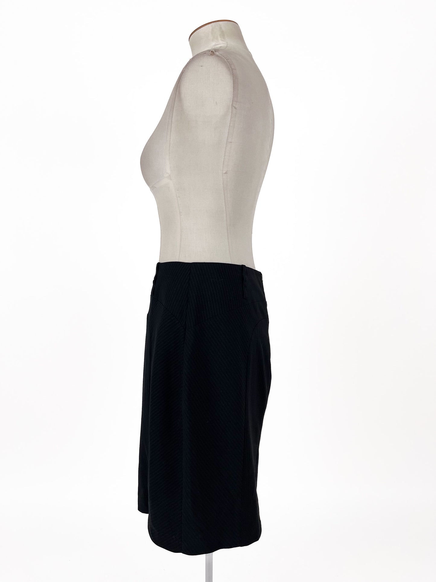 CUE | Black Workwear Skirt | Size 14