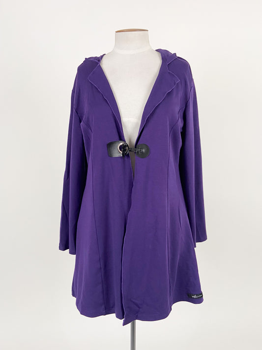 Oosh by Suzie J | Purple Casual/Workwear Cardigan | Size XL