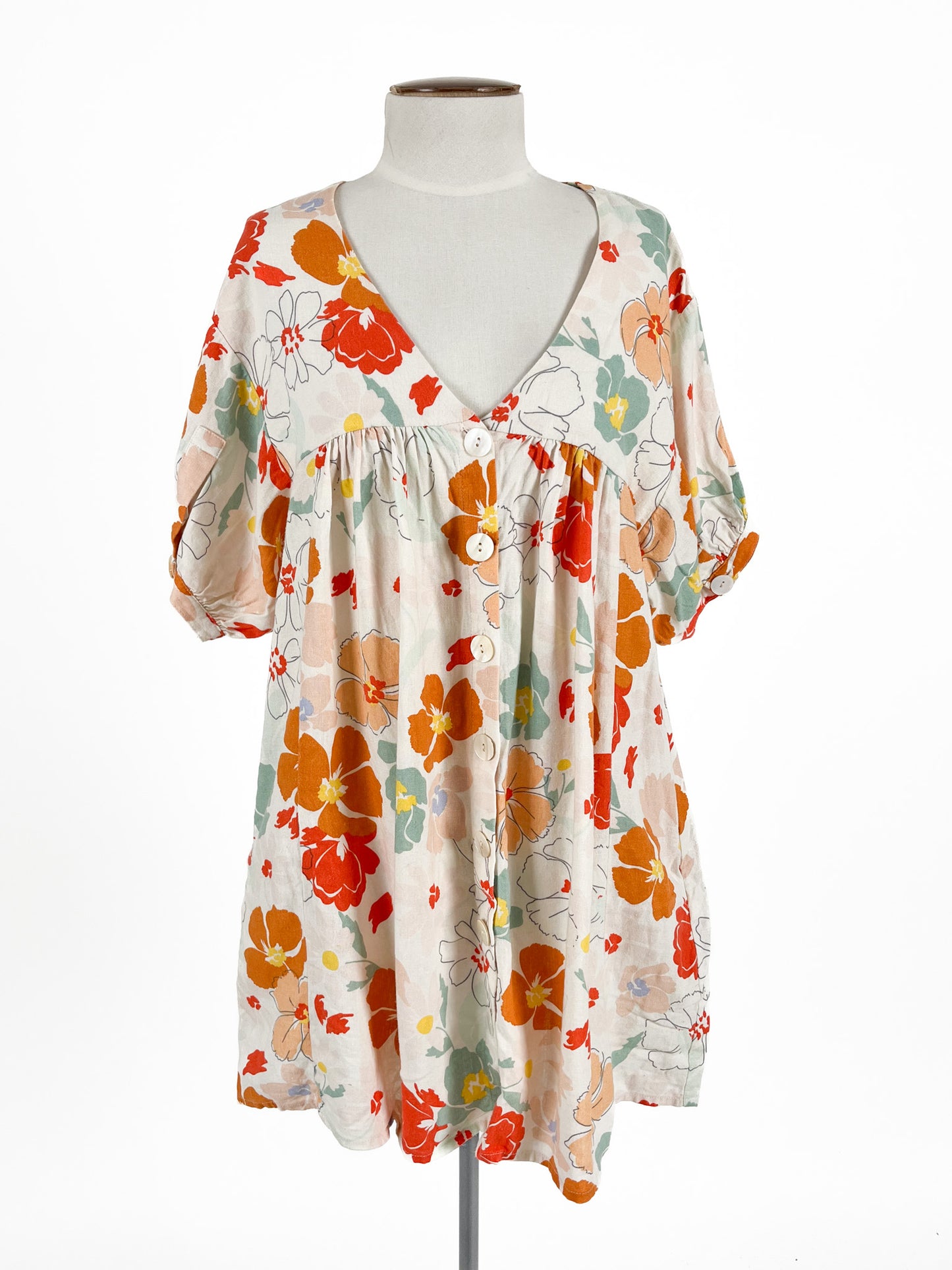 Nunui | Multicoloured Casual Dress | Size 6