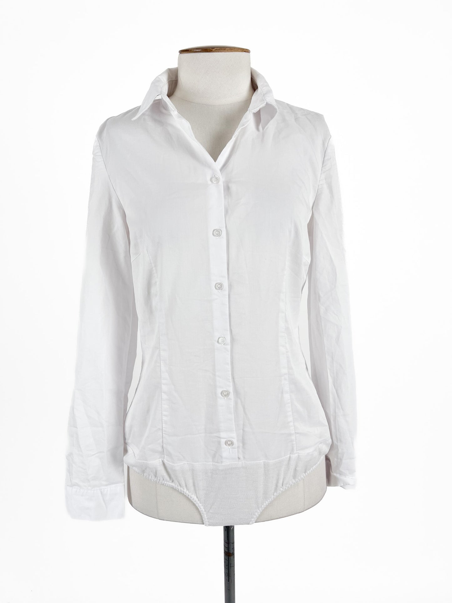 Hallhuber | White Casual Top | Size 10