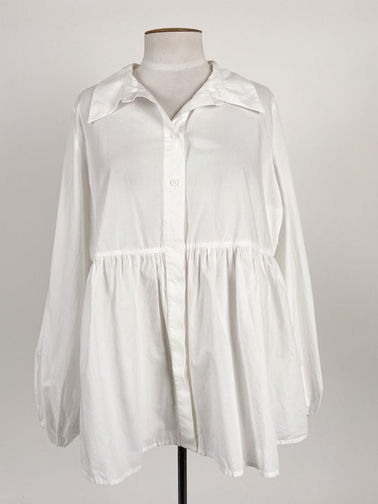 Country Road | White Casual/Workwear Top | Size 16