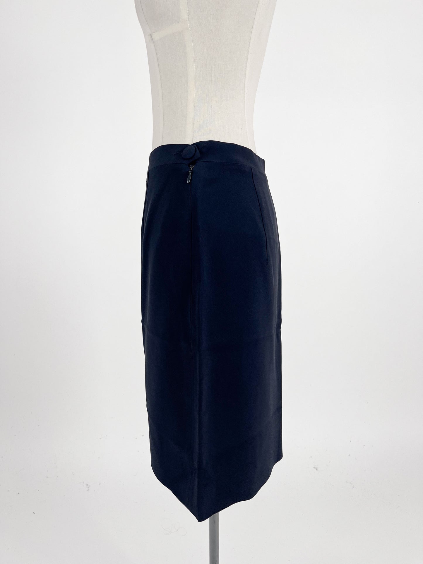 Moschino | Navy Workwear Skirt | Size 10