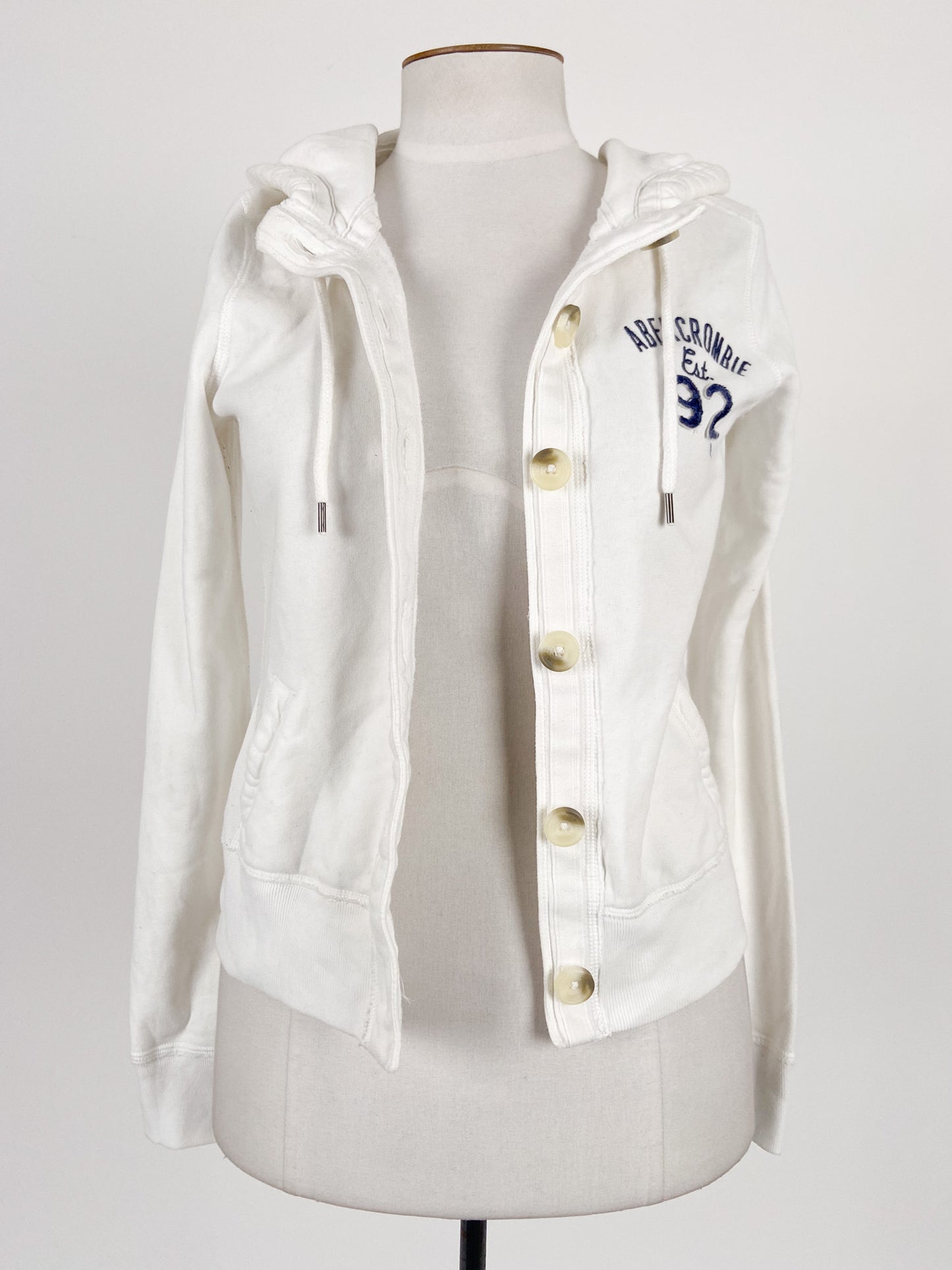 Abercrombie & Fitch | White Casual Jacket | Size M