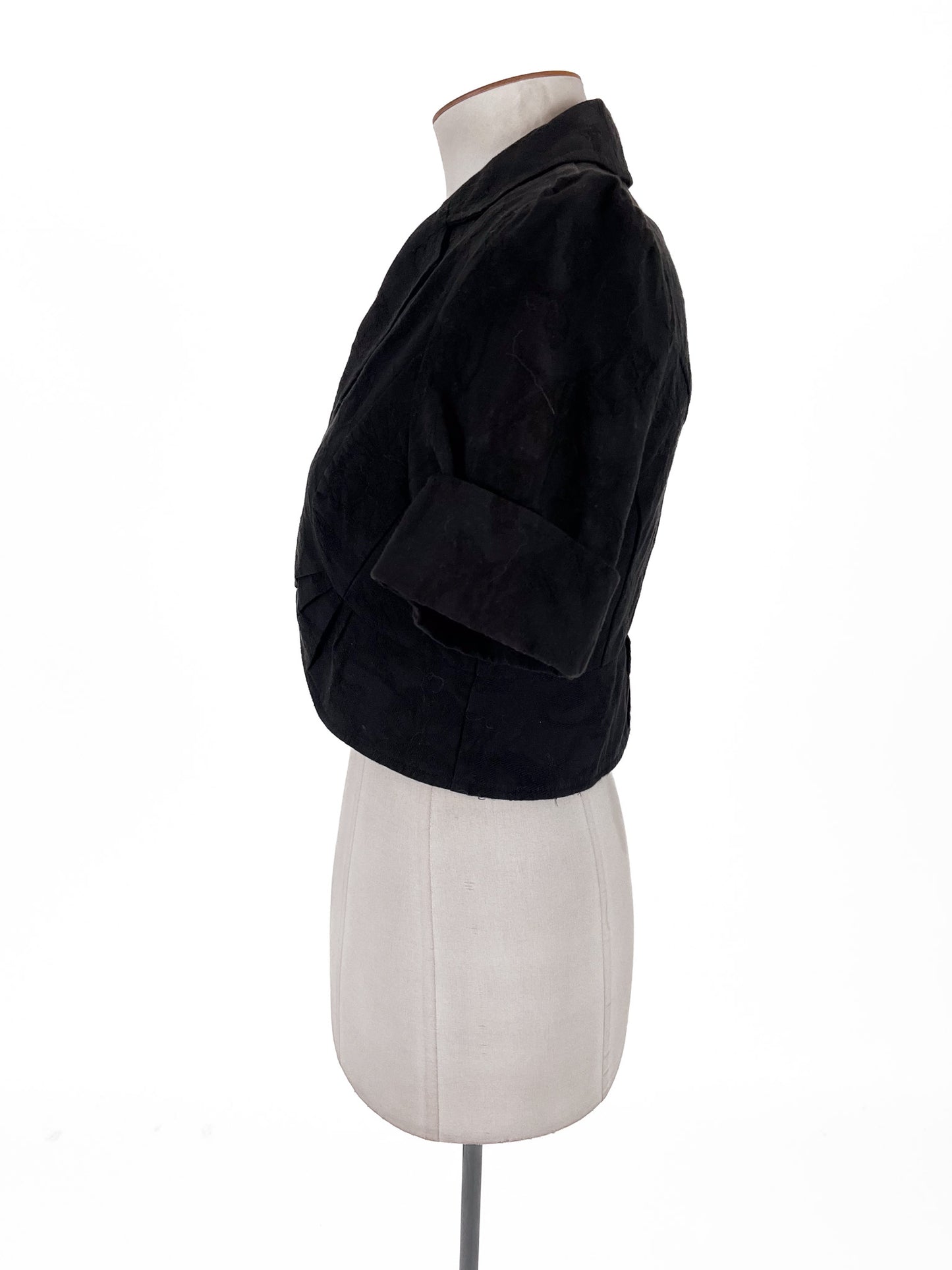 Staxs | Black Workwear Top | Size 10