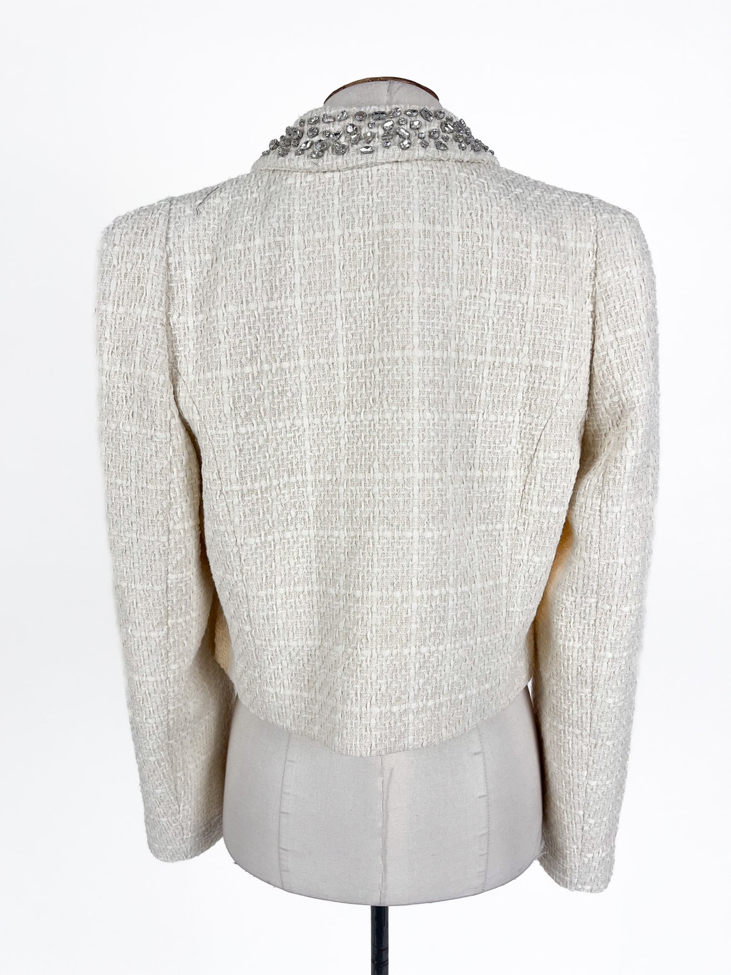 River Island | White Cocktail/Workwear Jacket | Size 10