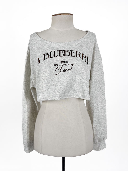 A Blueberry - Grey Sweater (Size M)