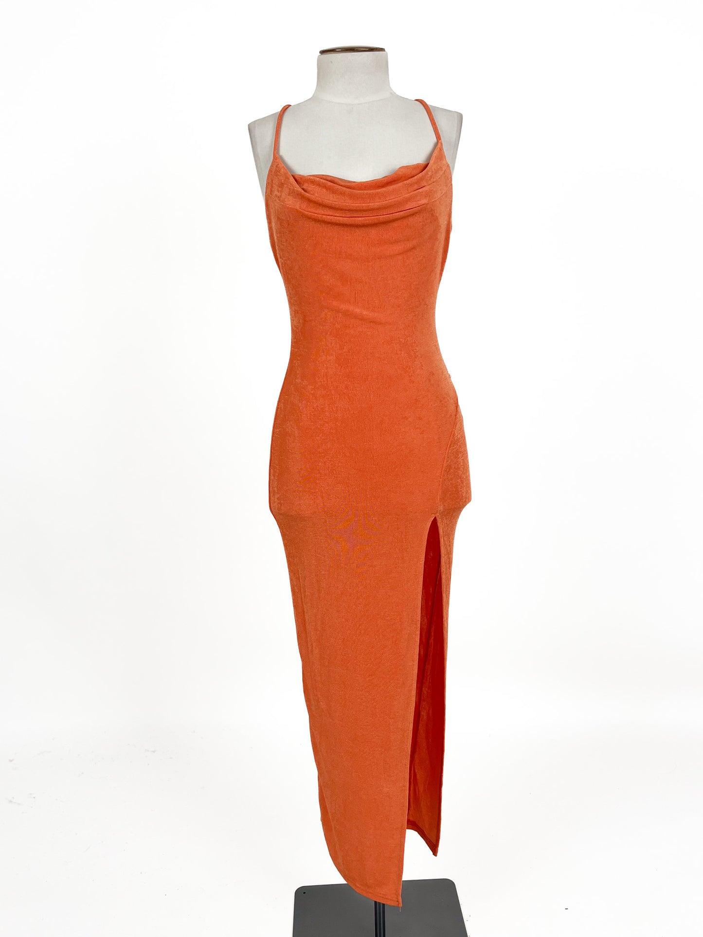 She | Orange Cocktail Dress | Size XS