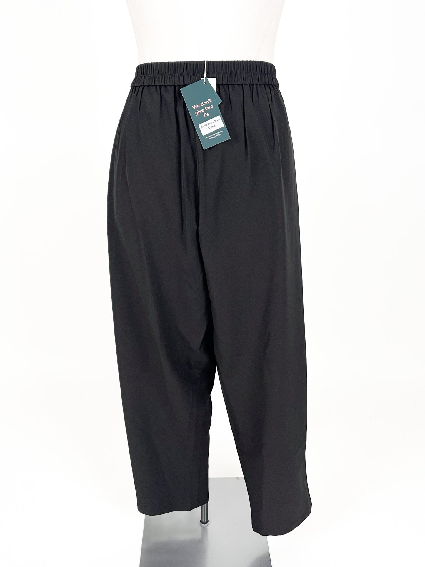 Friday Flamingo | Black Straight fit Pants | Size 22