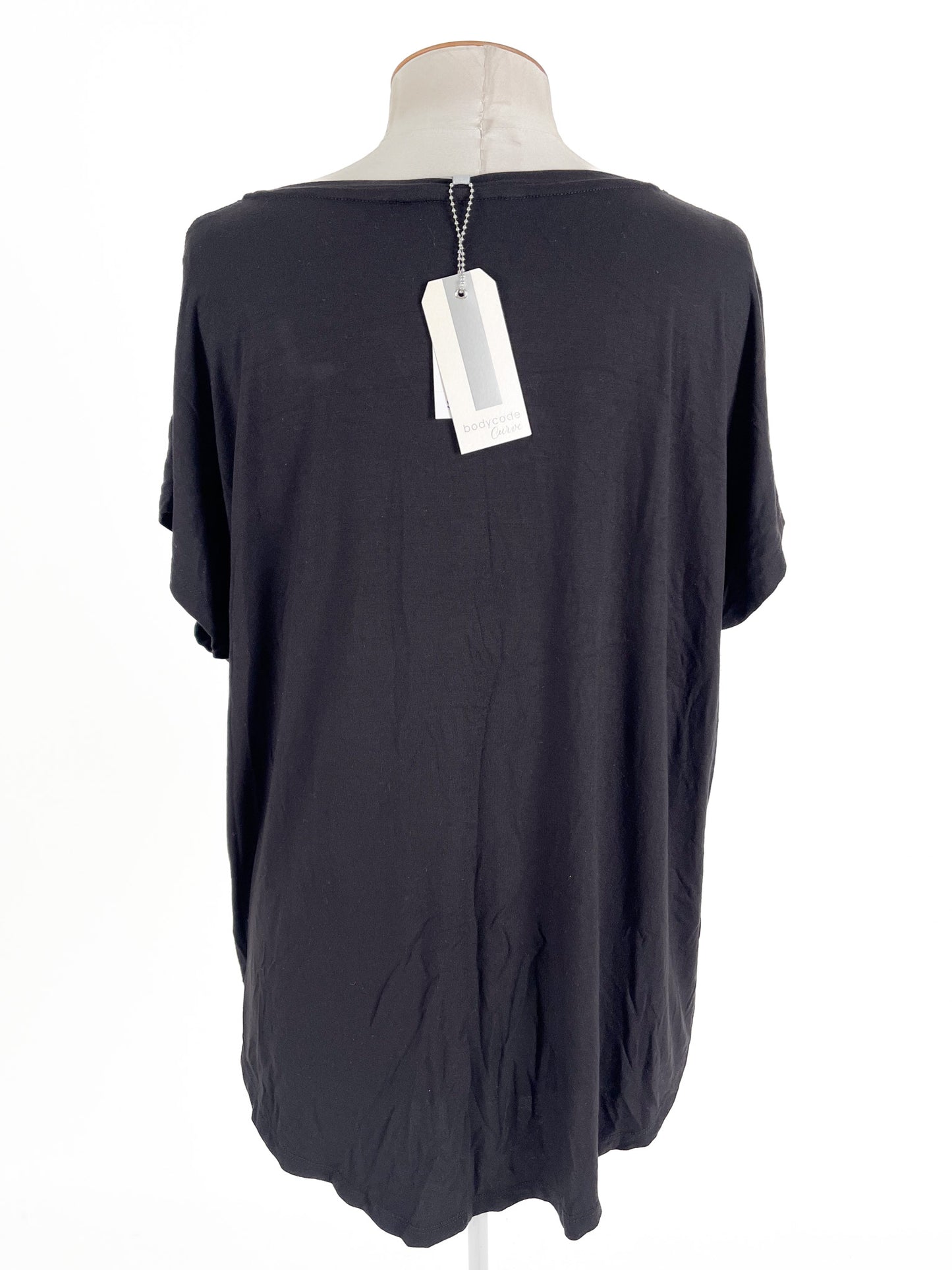 Body Code Curve | Black Casual Top | Size L