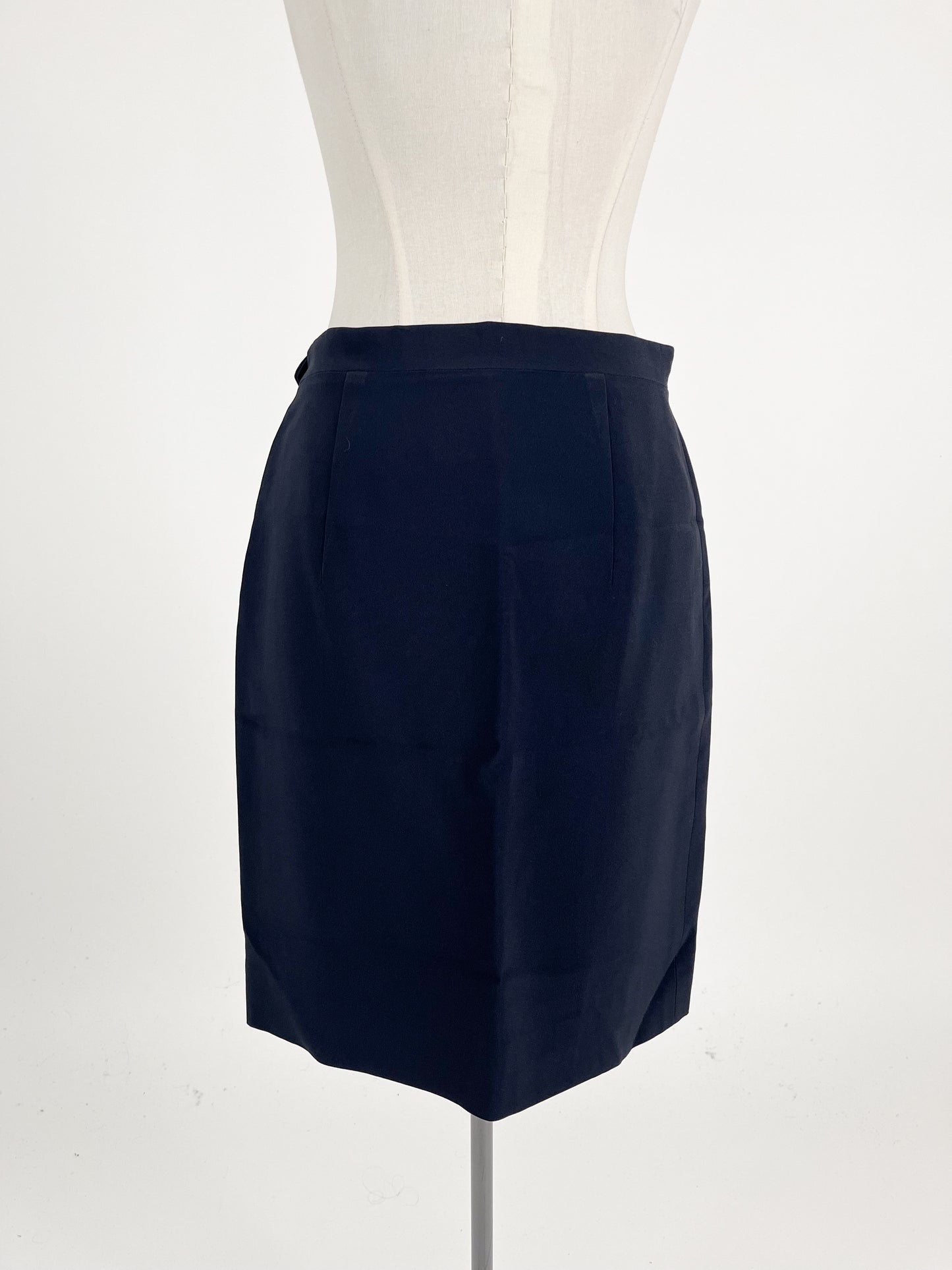 Moschino | Navy Workwear Skirt | Size 10