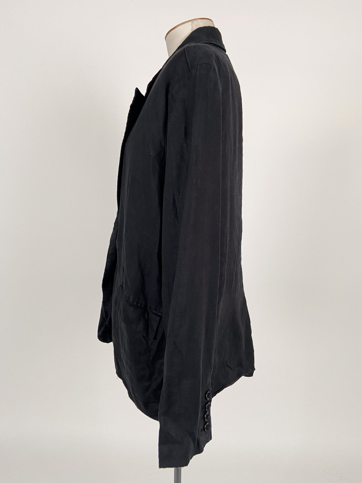 NA-KD | Black Workwear Jacket | Size 12
