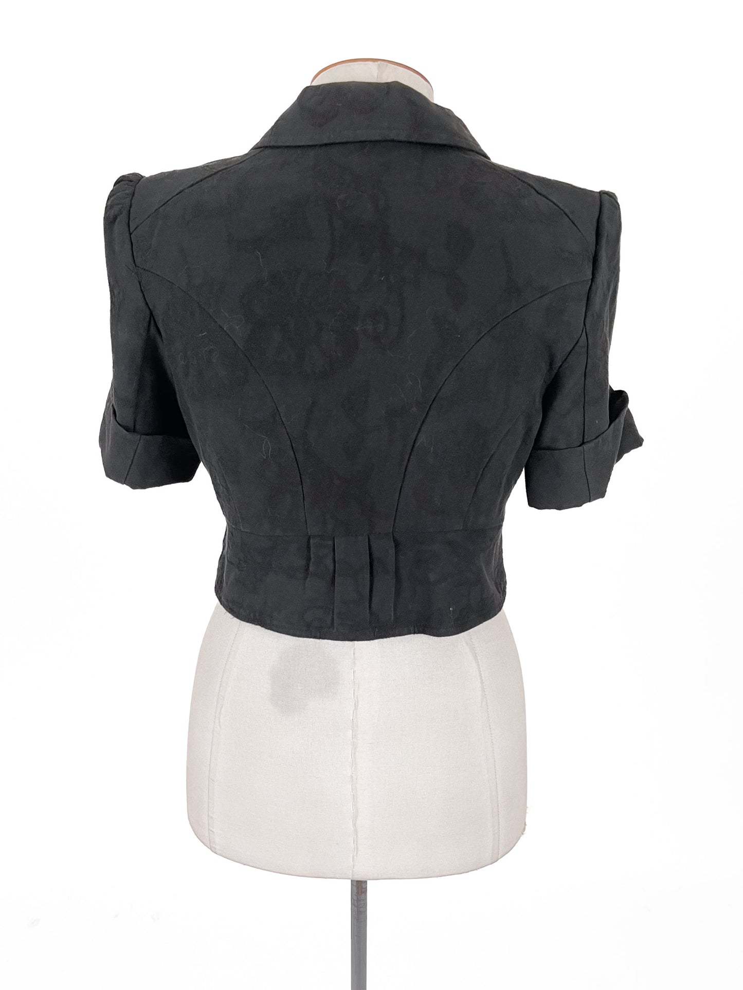 Staxs | Black Workwear Top | Size 10