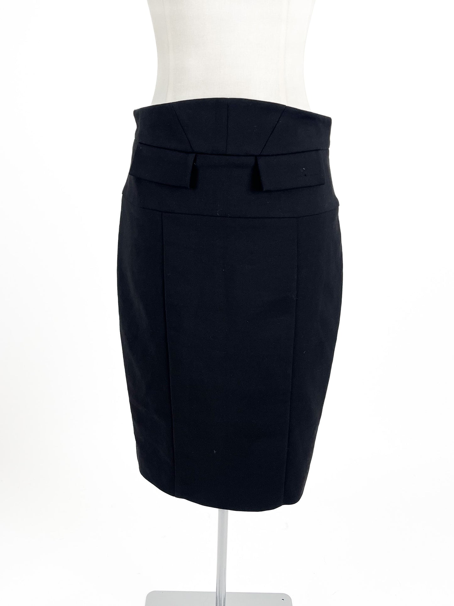 CUE | Black Workwear Skirt | Size 10