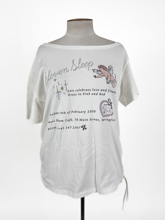 Eleven Sleep - White T-shirt (Size M)