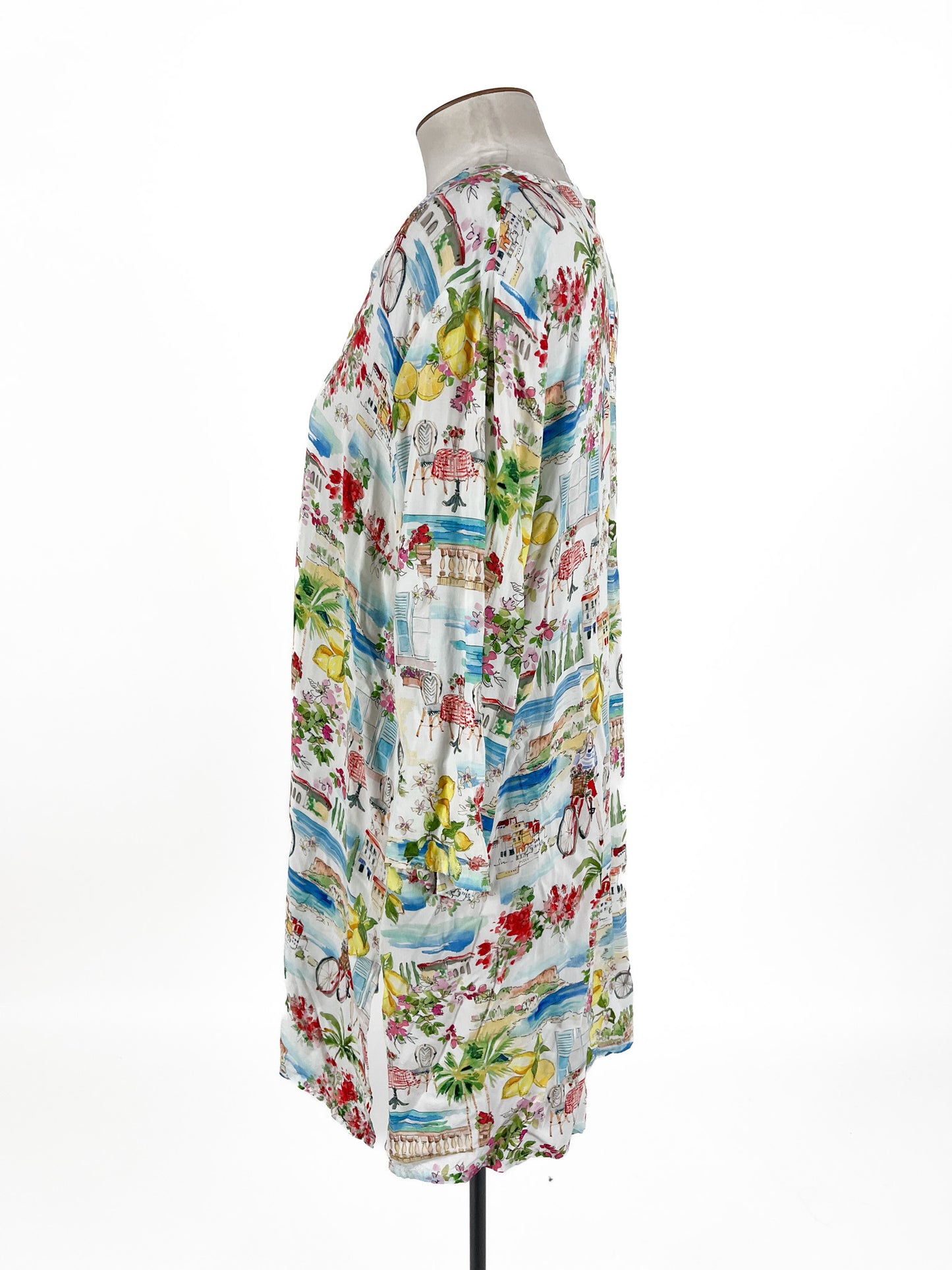 Blue Illusion - Multicoloured Top (Size 18)