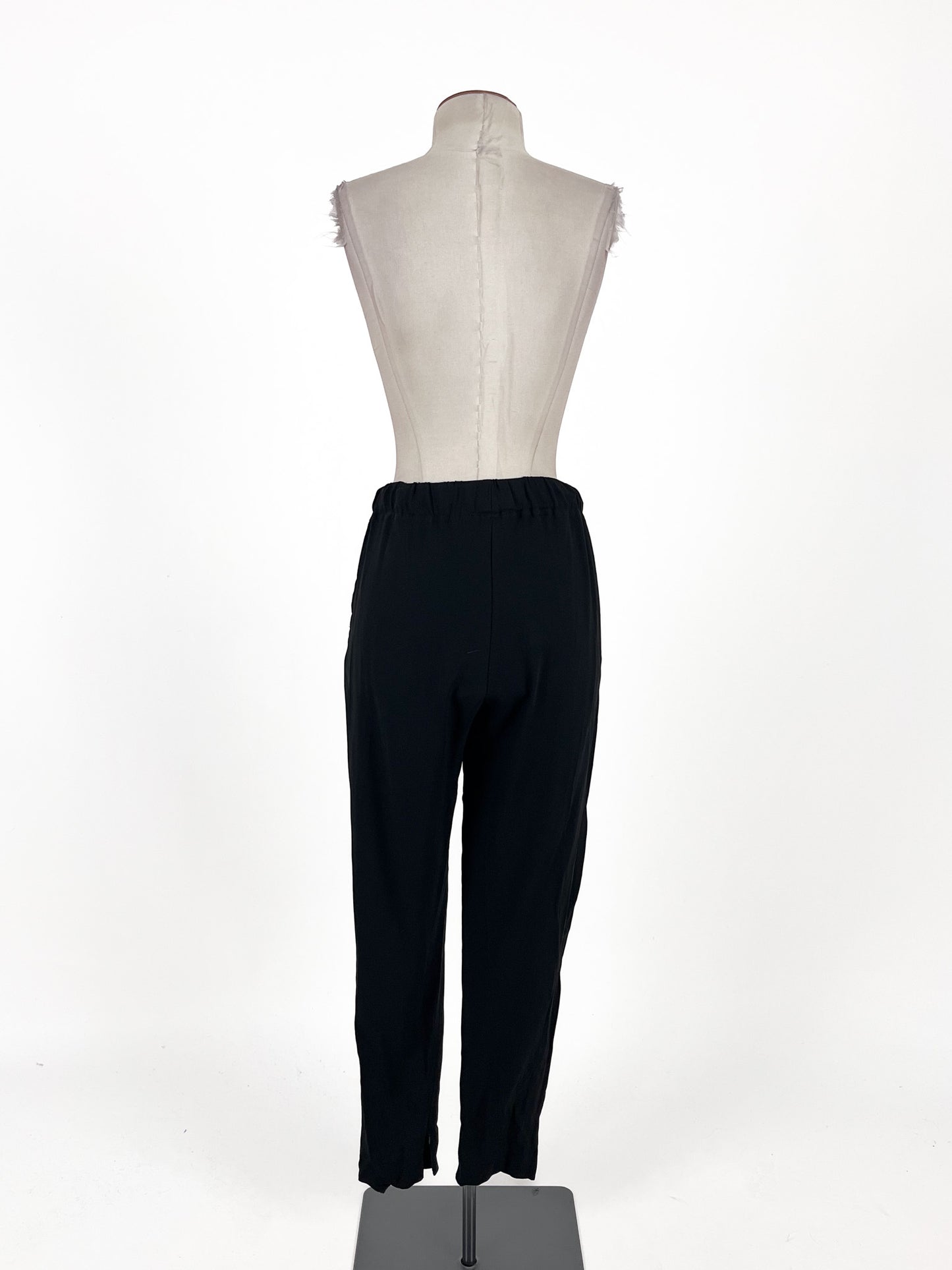 Bassike | Black Casual Pants | Size 6