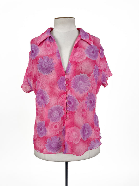 Joanna Morgan - Pink & Purple Blouse (Size L)