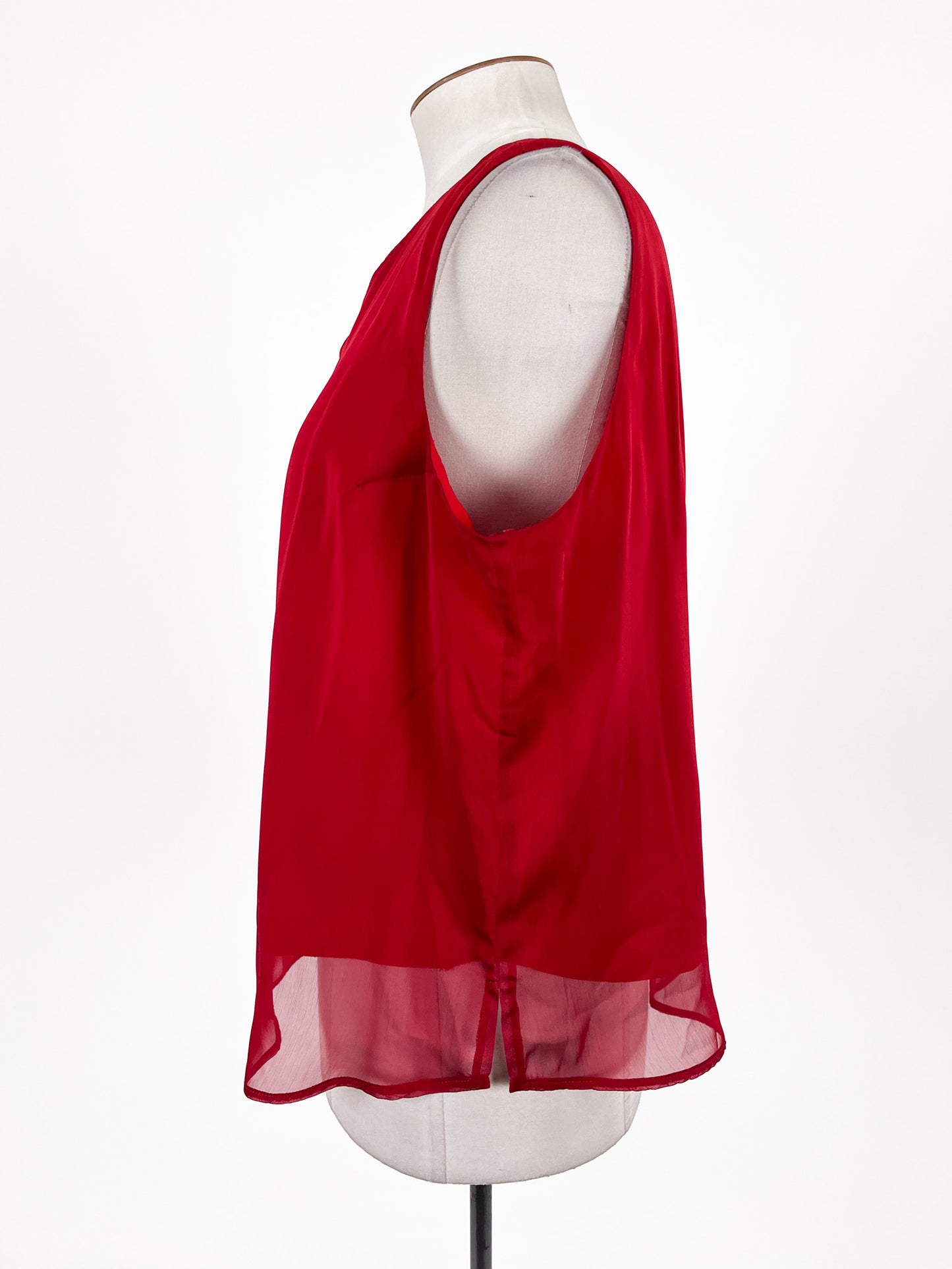 Vanilla | Red Casual/Cocktail Top | Size 18