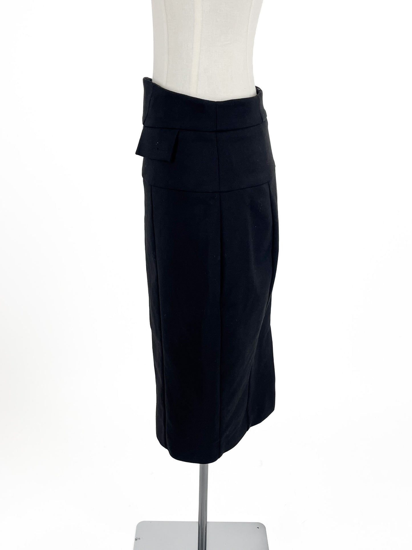 CUE | Black Workwear Skirt | Size 10