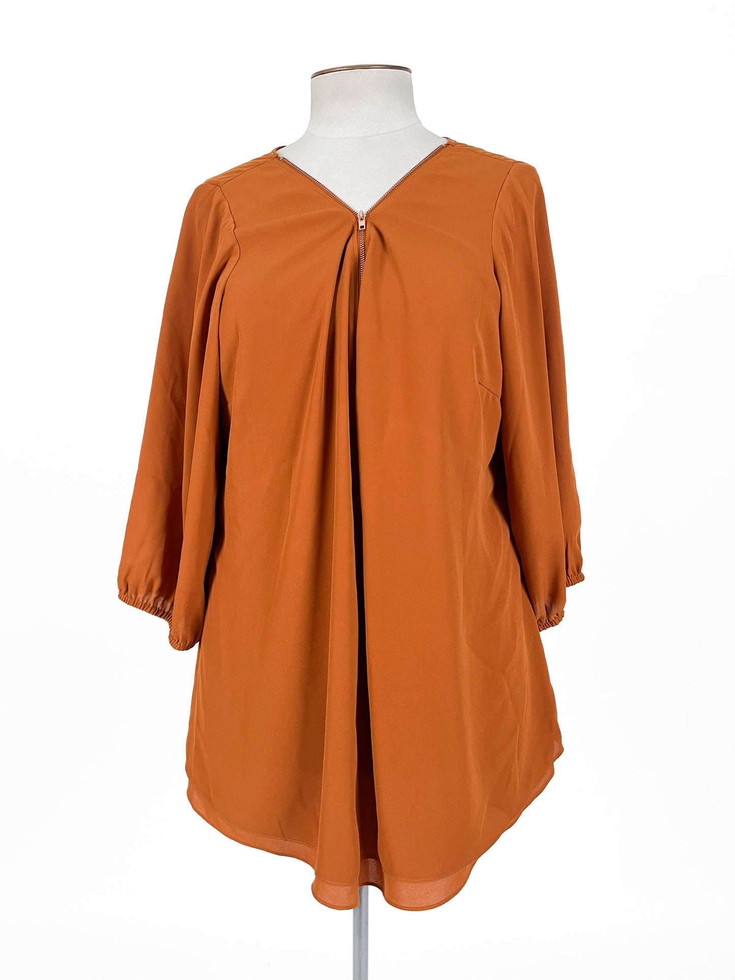 City Chic | Gold Casual/Workwear Top | Size L