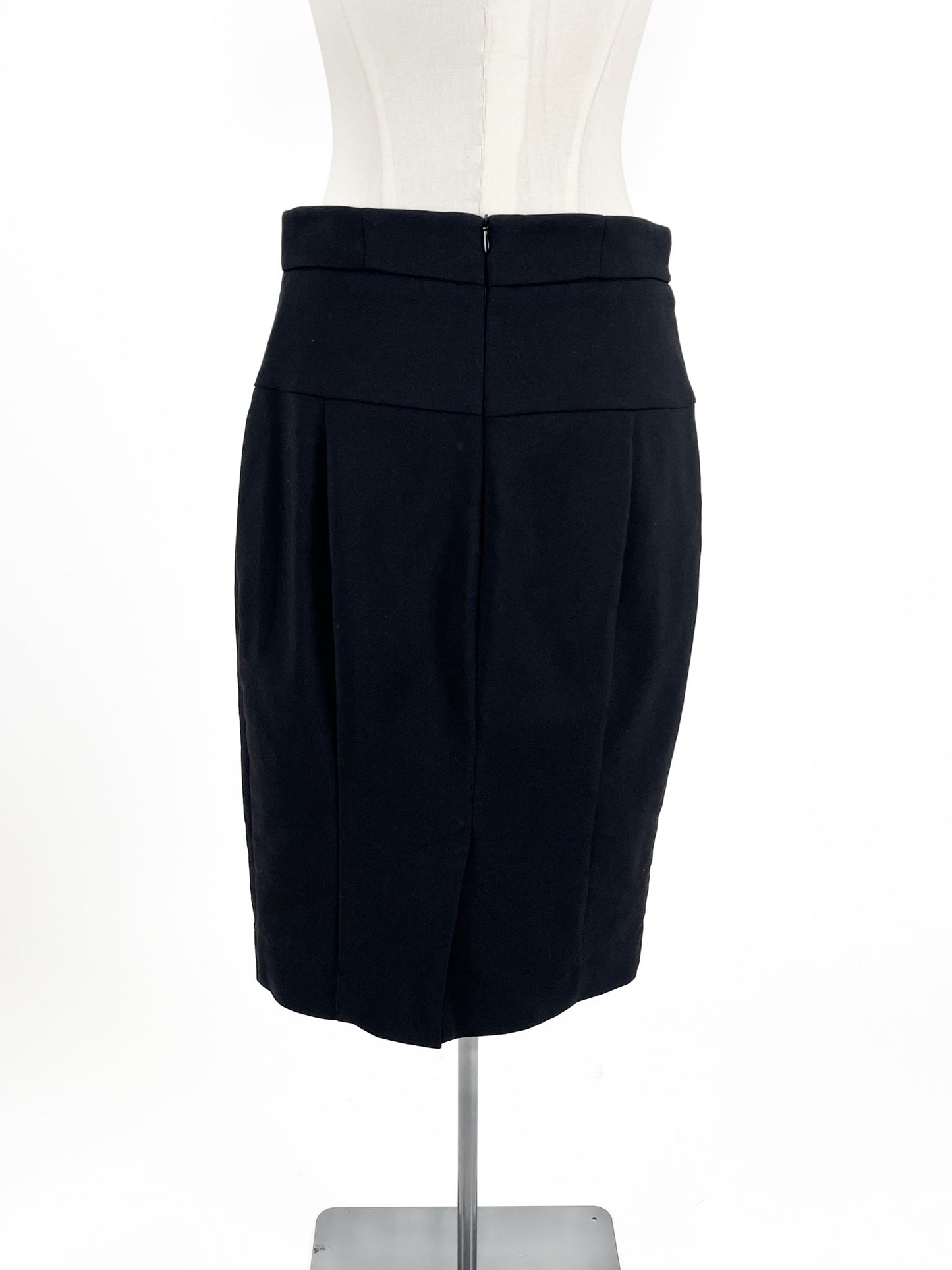 CUE | Black Workwear Skirt | Size 10
