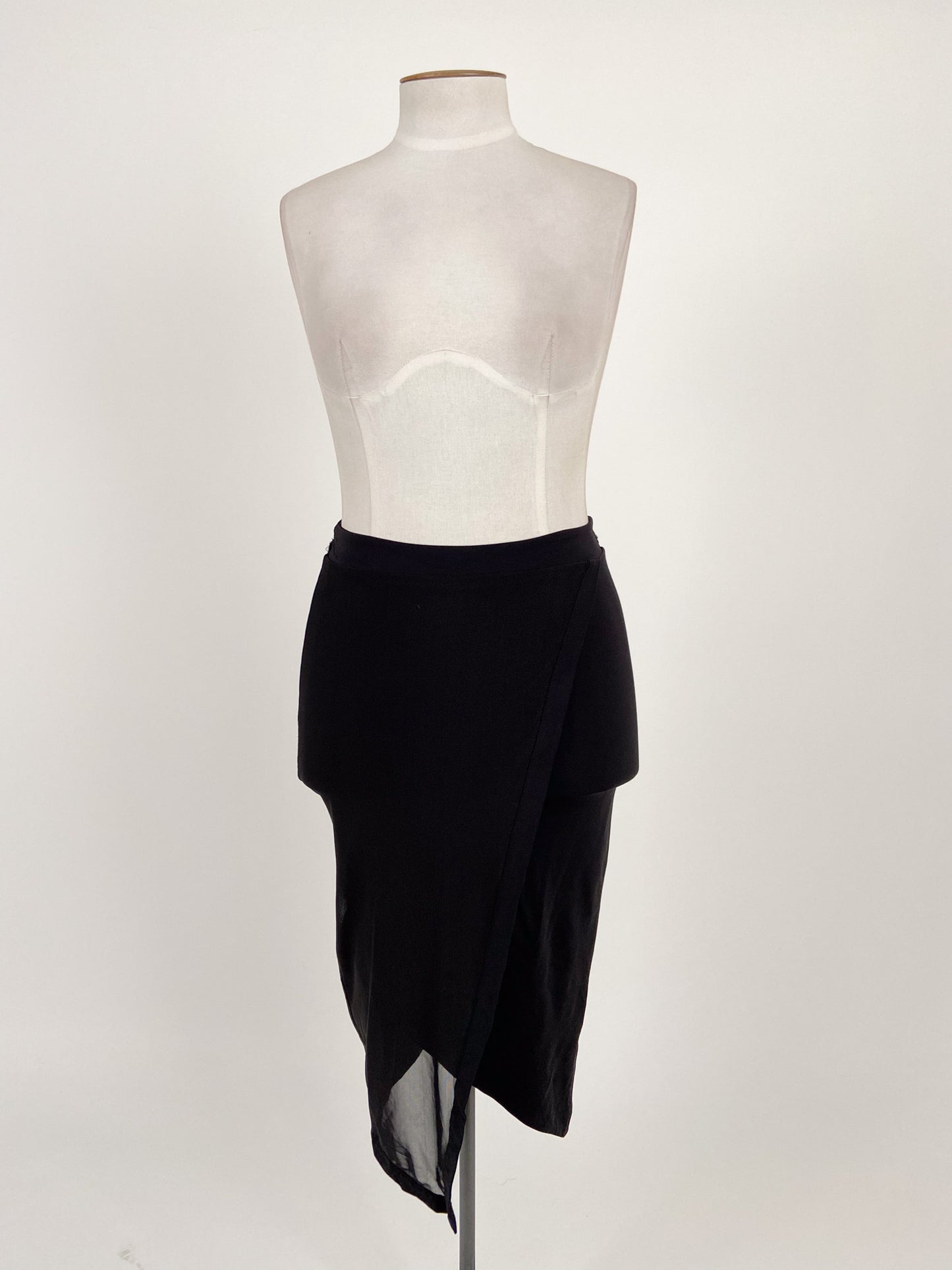 Kookai | Black Workwear Skirt | Size 8-10