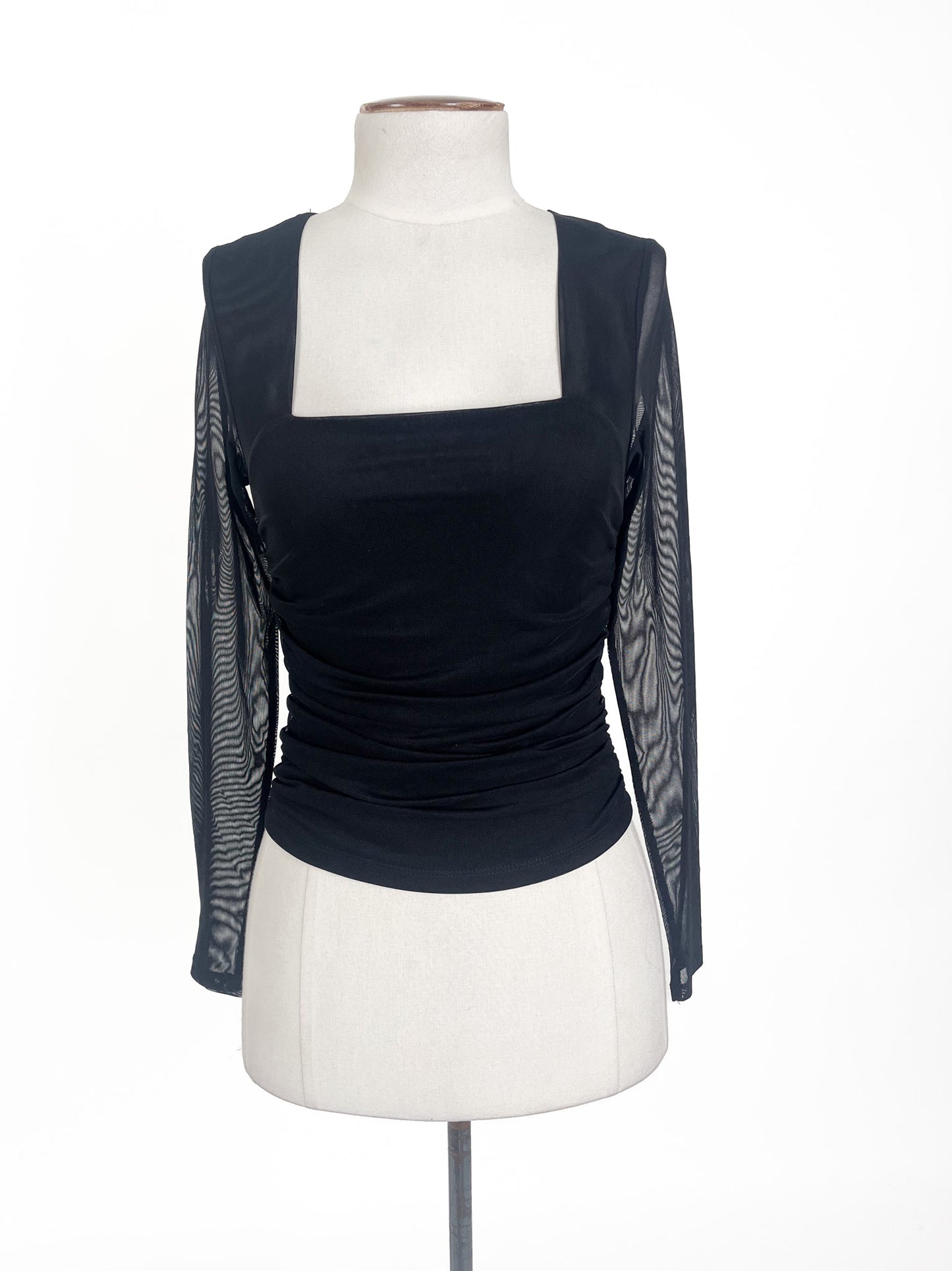 Mirrou | Black Casual Top | Size S