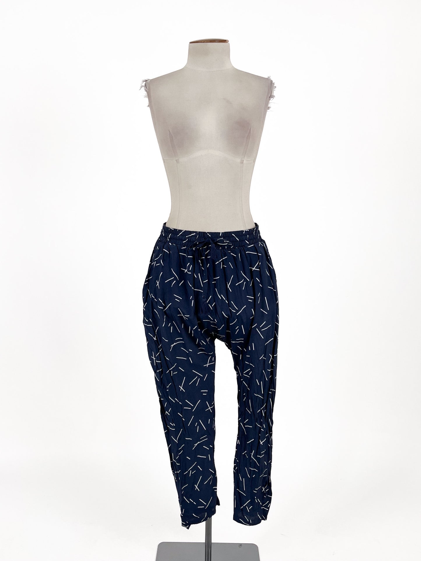 Elm | Navy Casual Pants | Size 8