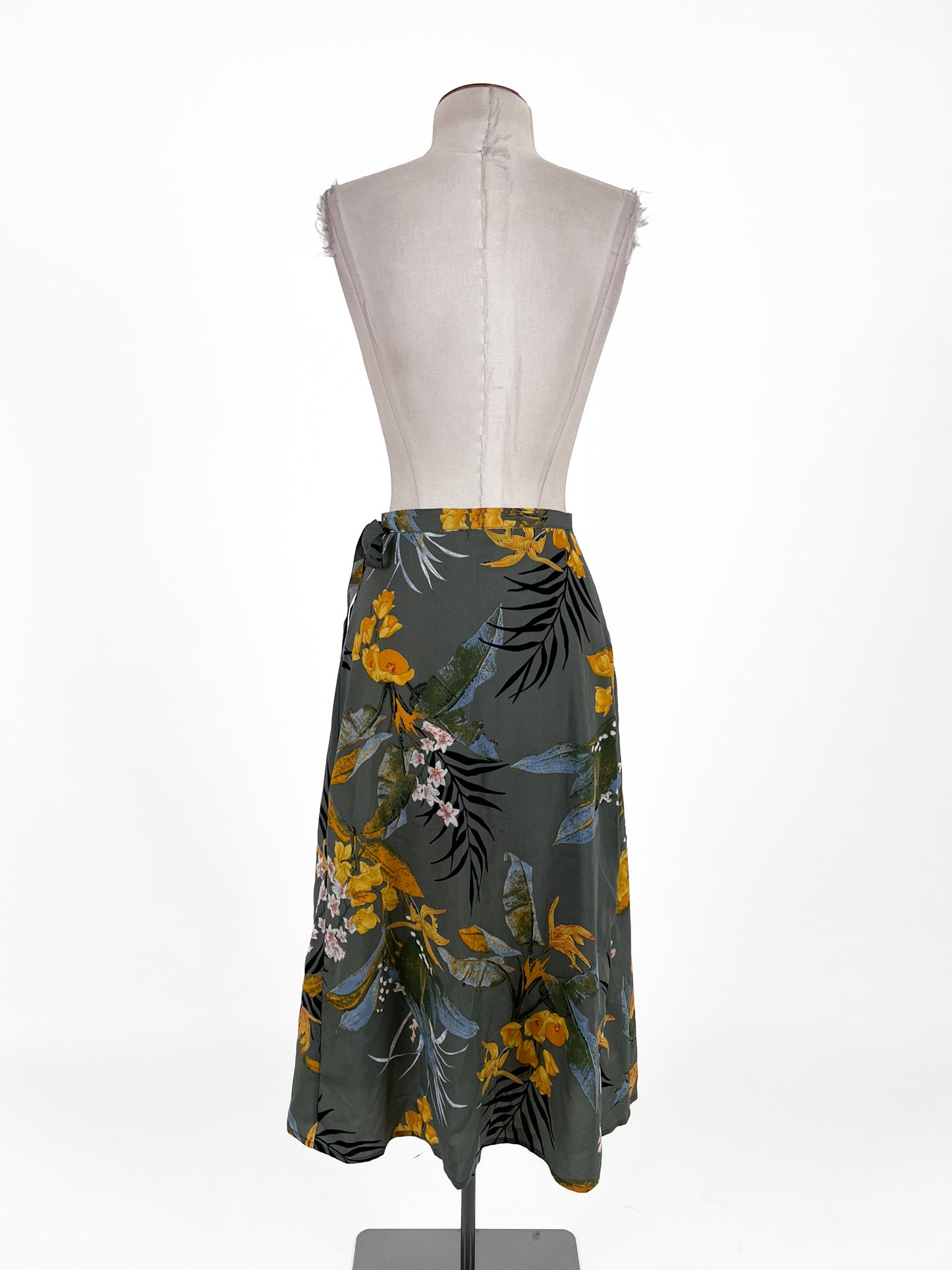 QED London | Green Casual/Workwear Skirt | Size 8