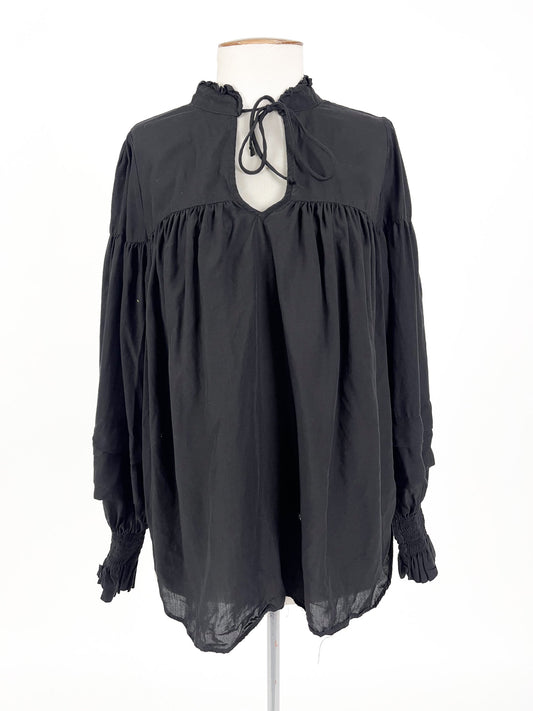 State of Play - Black Blouse (Size 8)