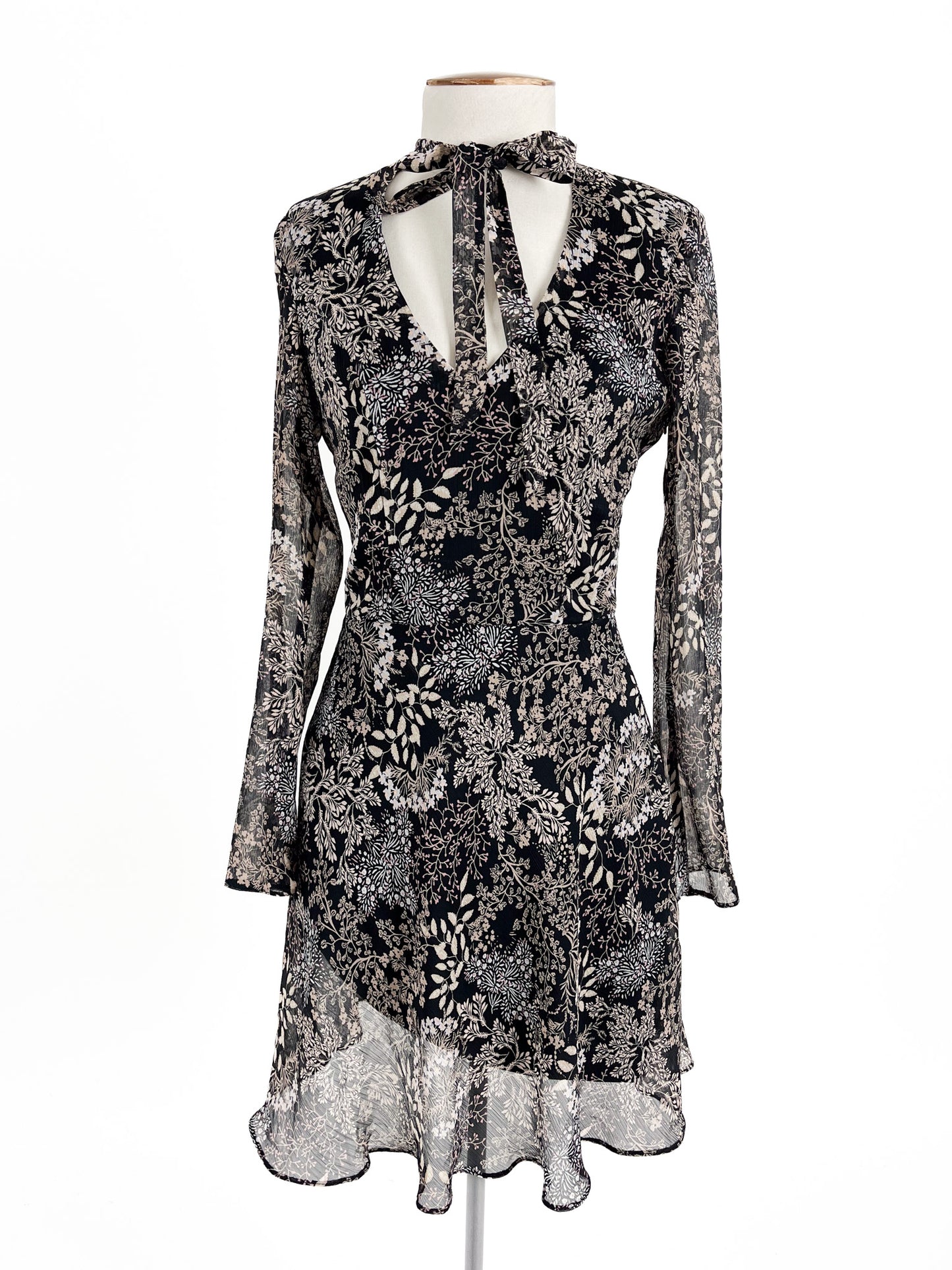 Miss Selfridge | Black Cocktail Dress | Size 8