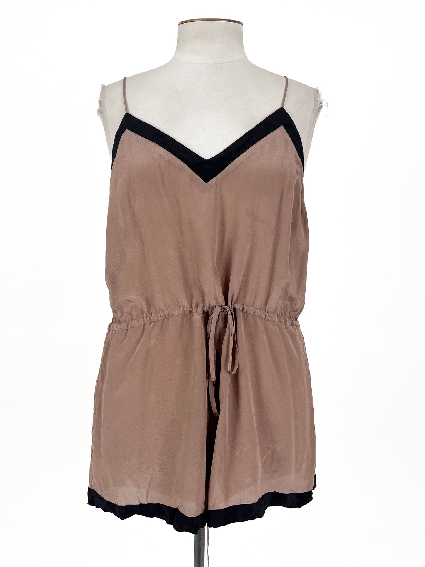 Lonely Hearts | Brown Sleep Playsuit | Size 12
