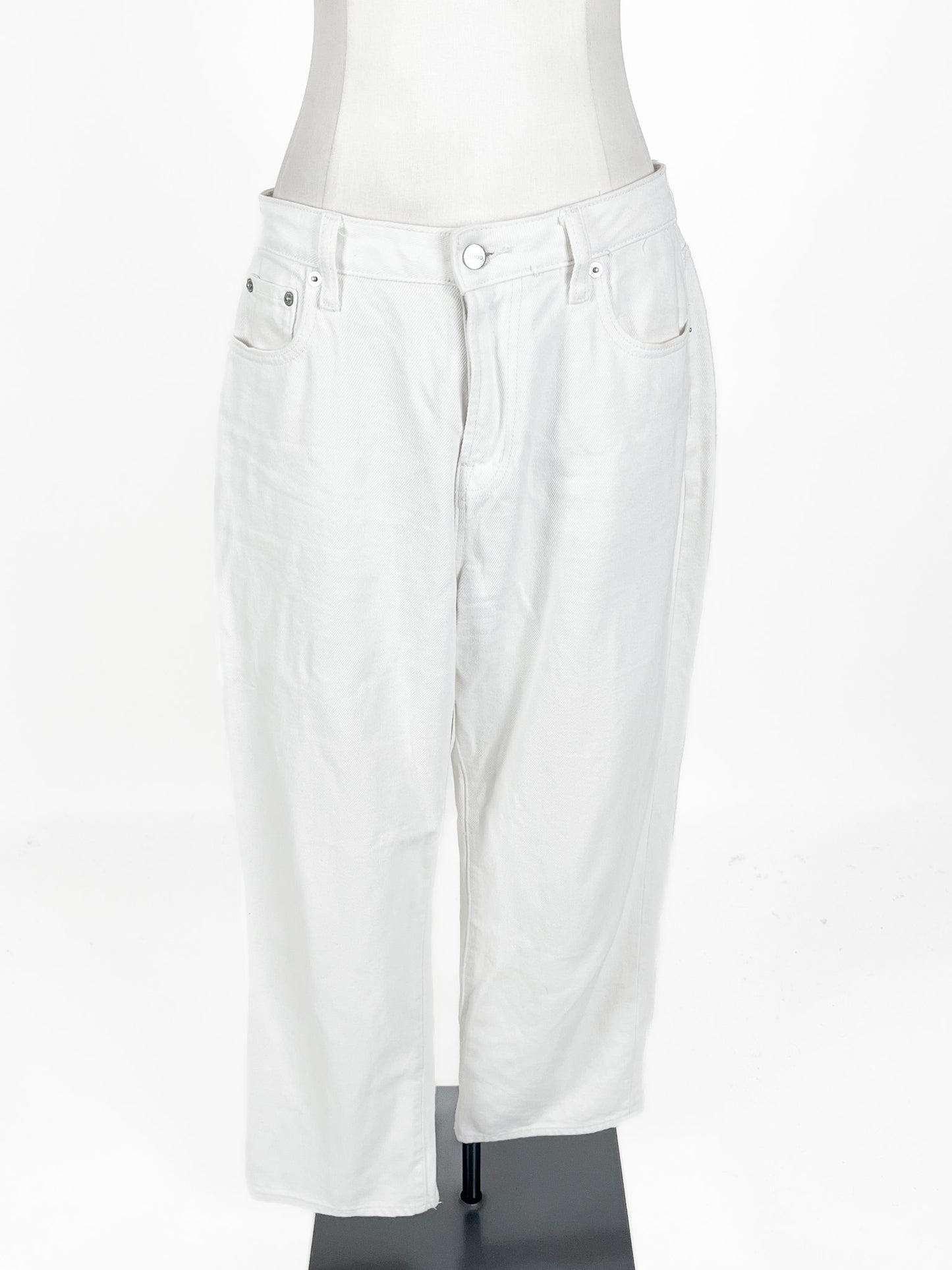 MOOD.DNM | White Casual Jeans | Size 12