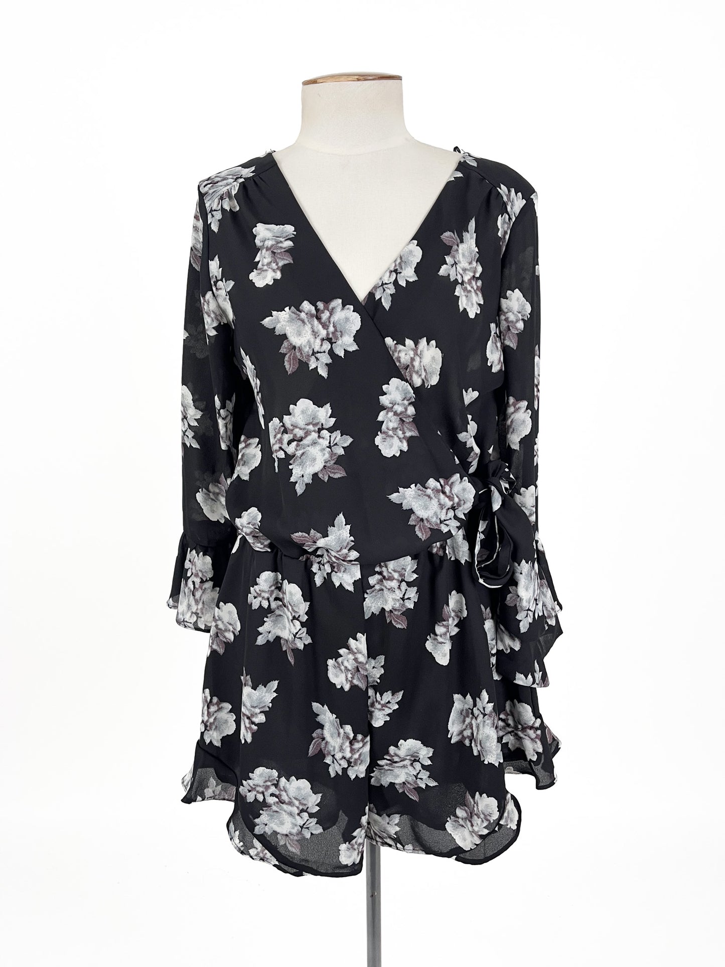 Lippy - Black Playsuit (Size 8)