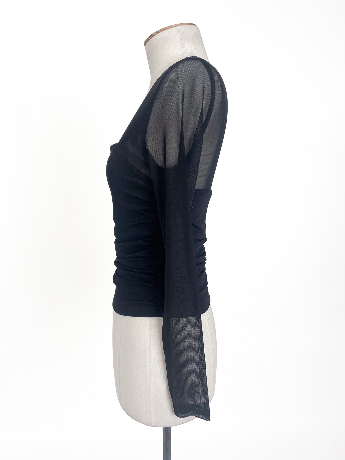 Mirrou | Black Casual Top | Size S