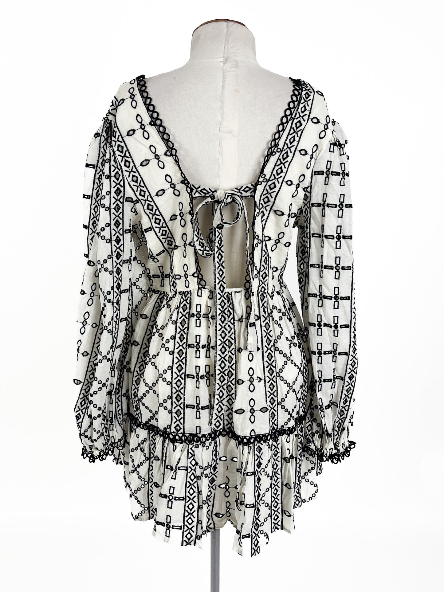Reclaimed Vintage | White Casual Dress | Size 8