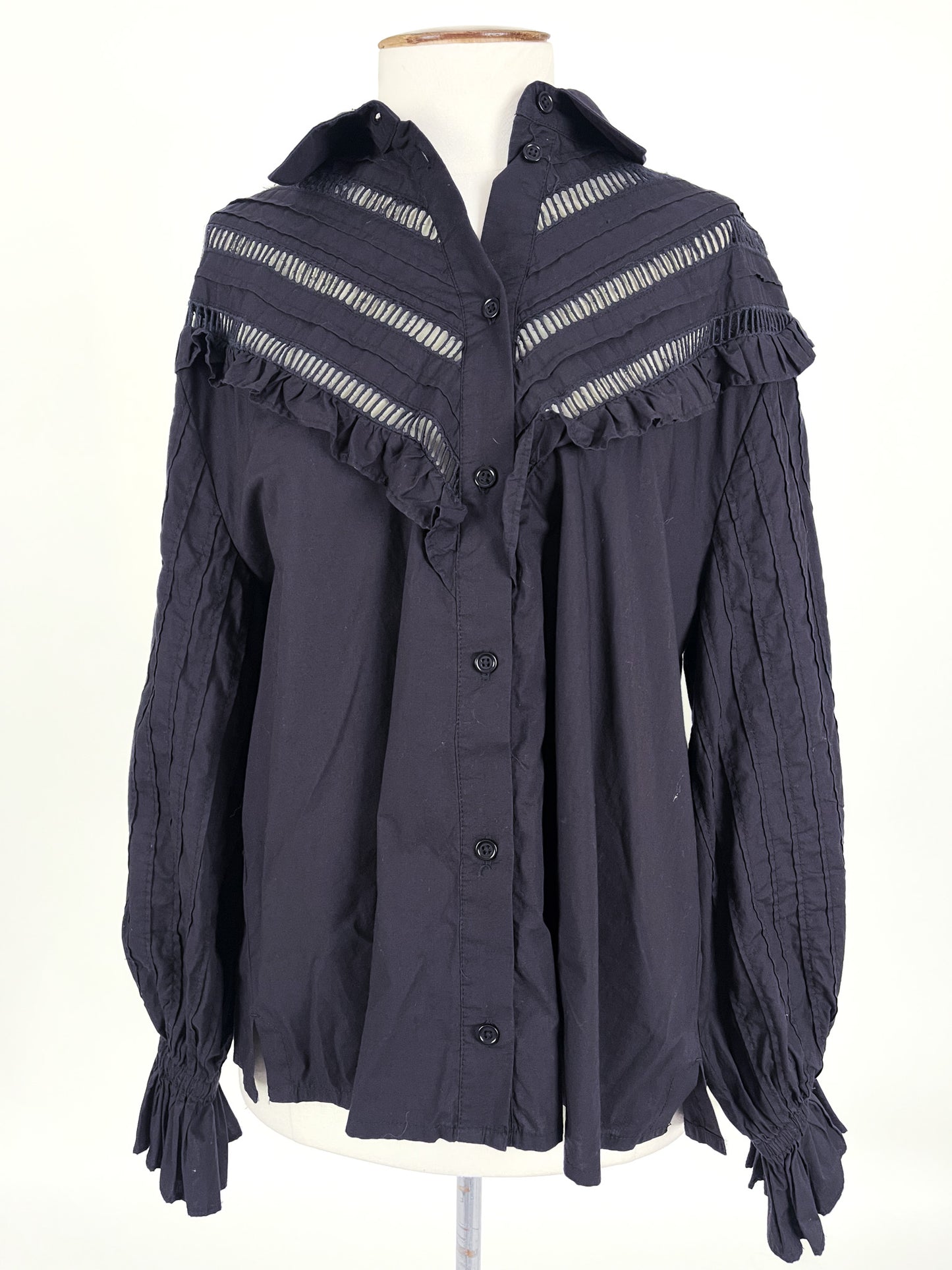 Karen Walker | Black Casual Top | Size 8