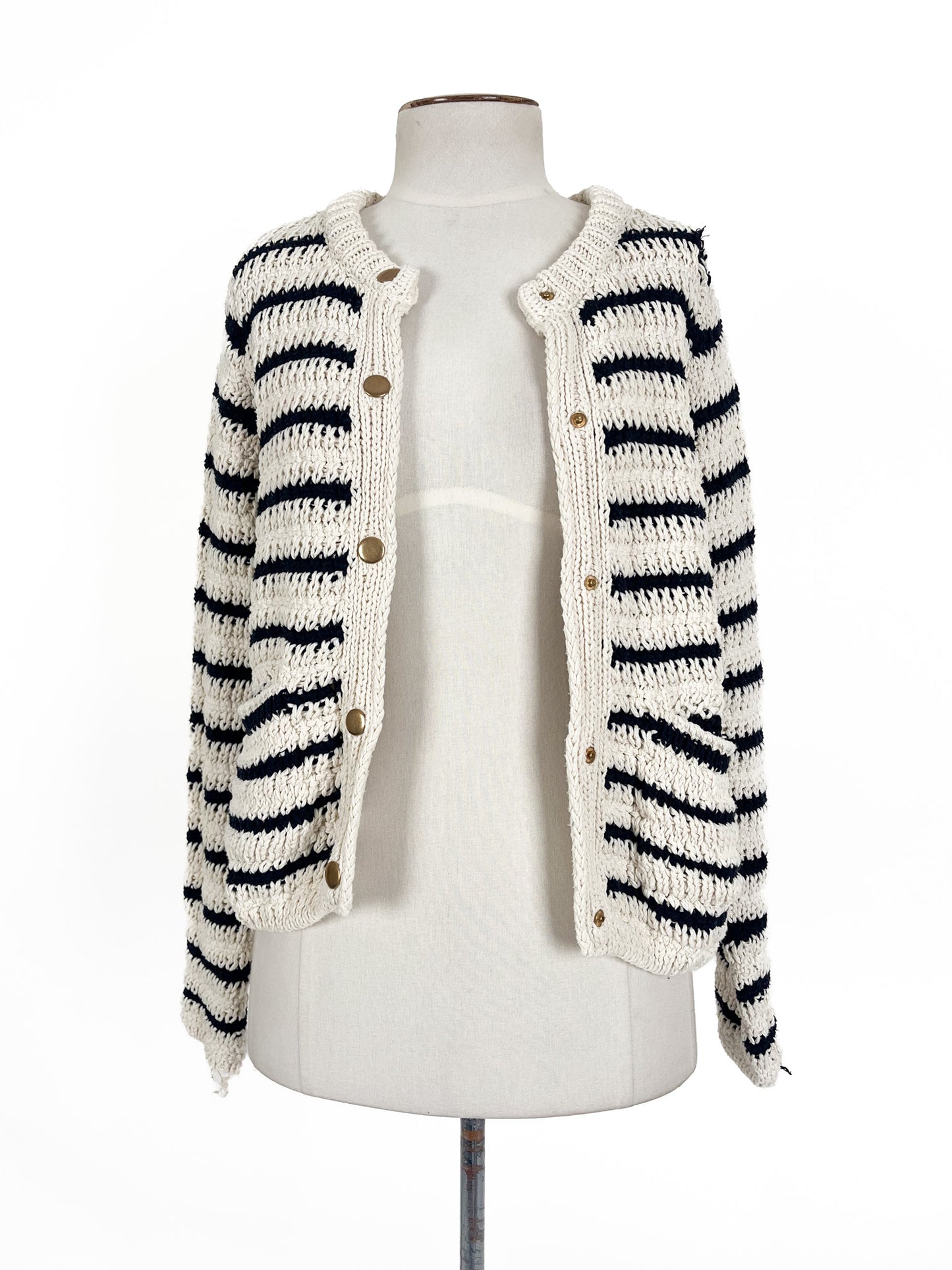 Zara | White Casual Cardigan | Size S