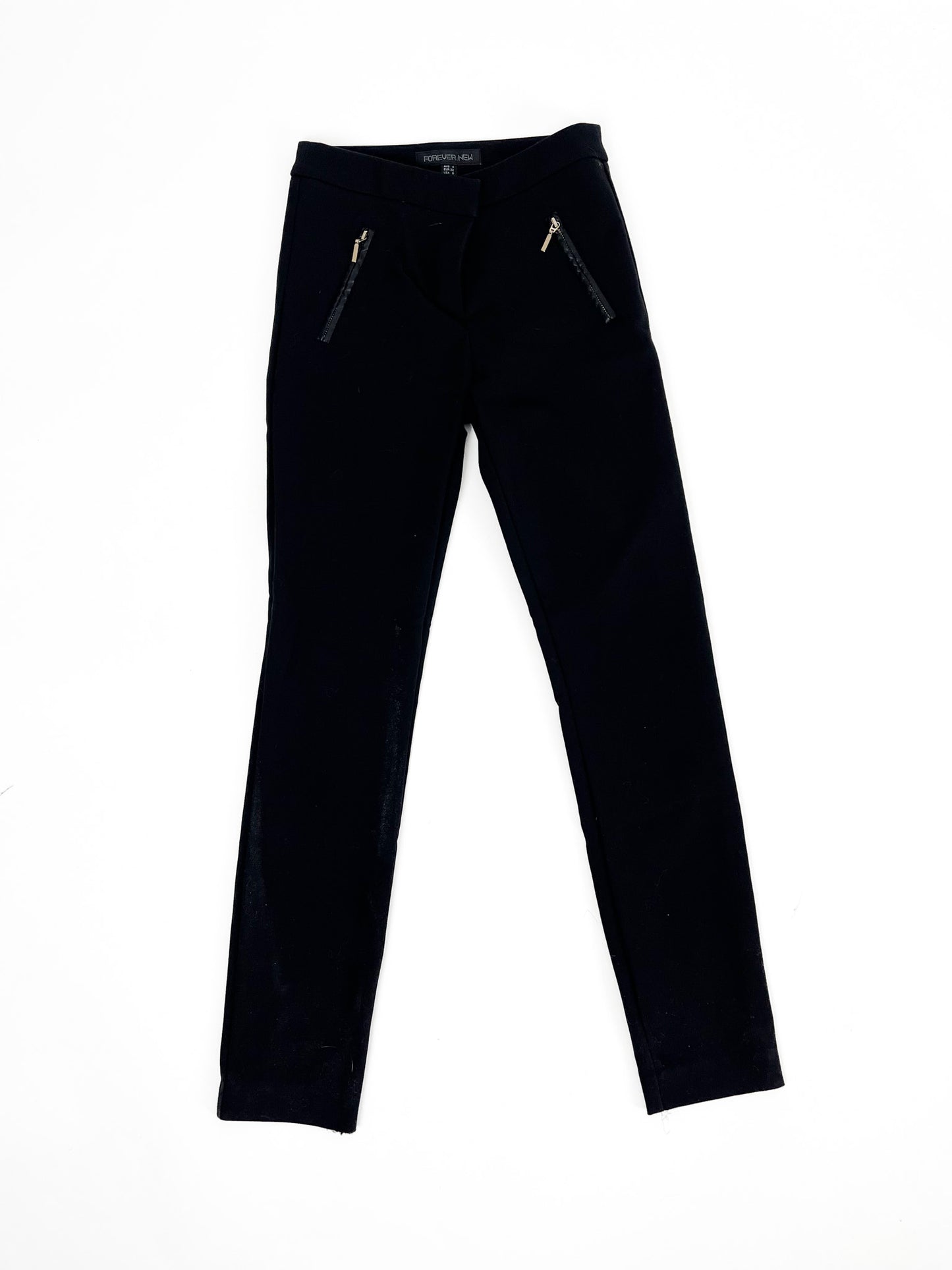 Forever New | Black Straight fit Pants | Size 4