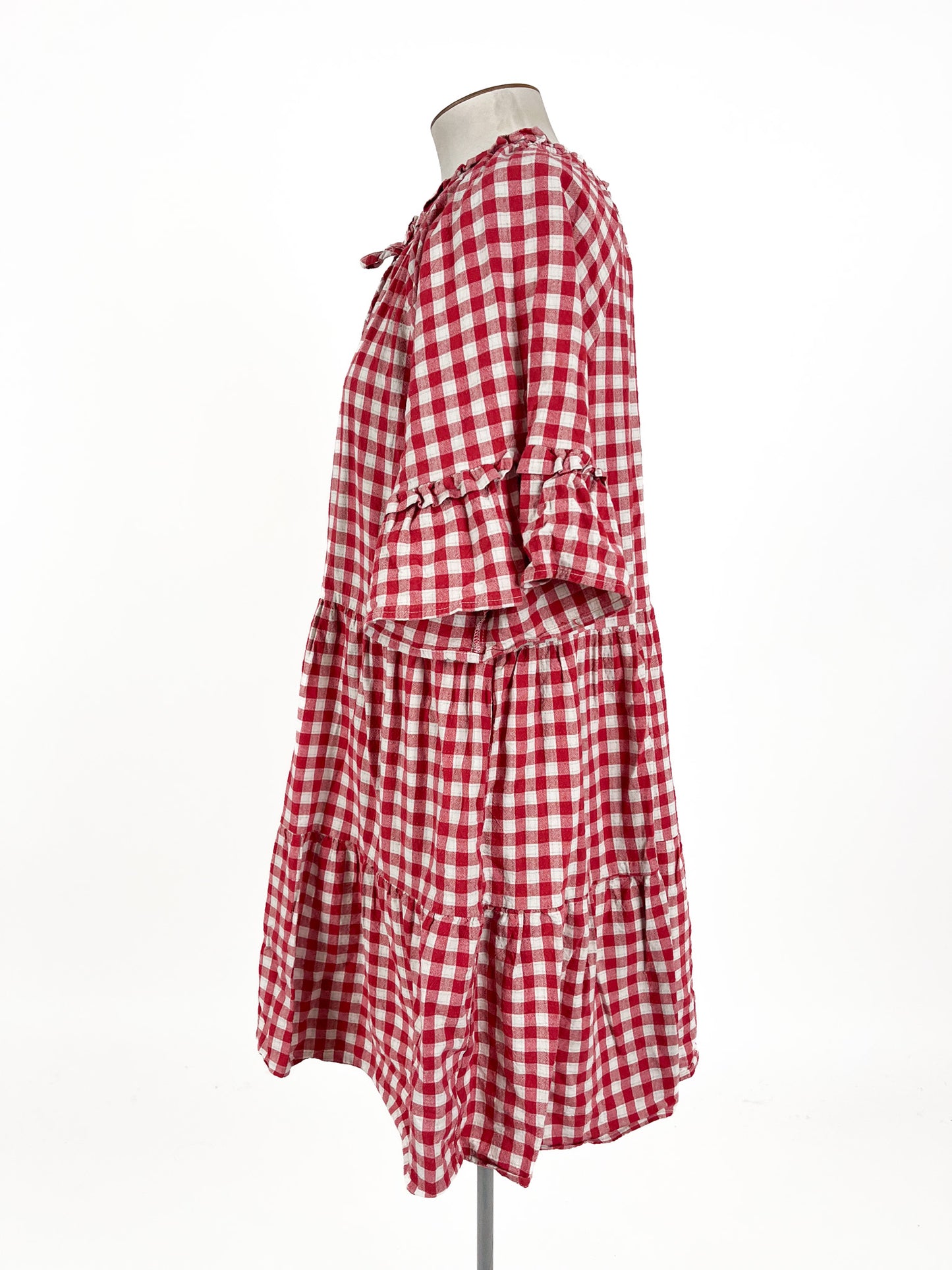 Isla Maree - Red & White Mini Dress (Size 18)