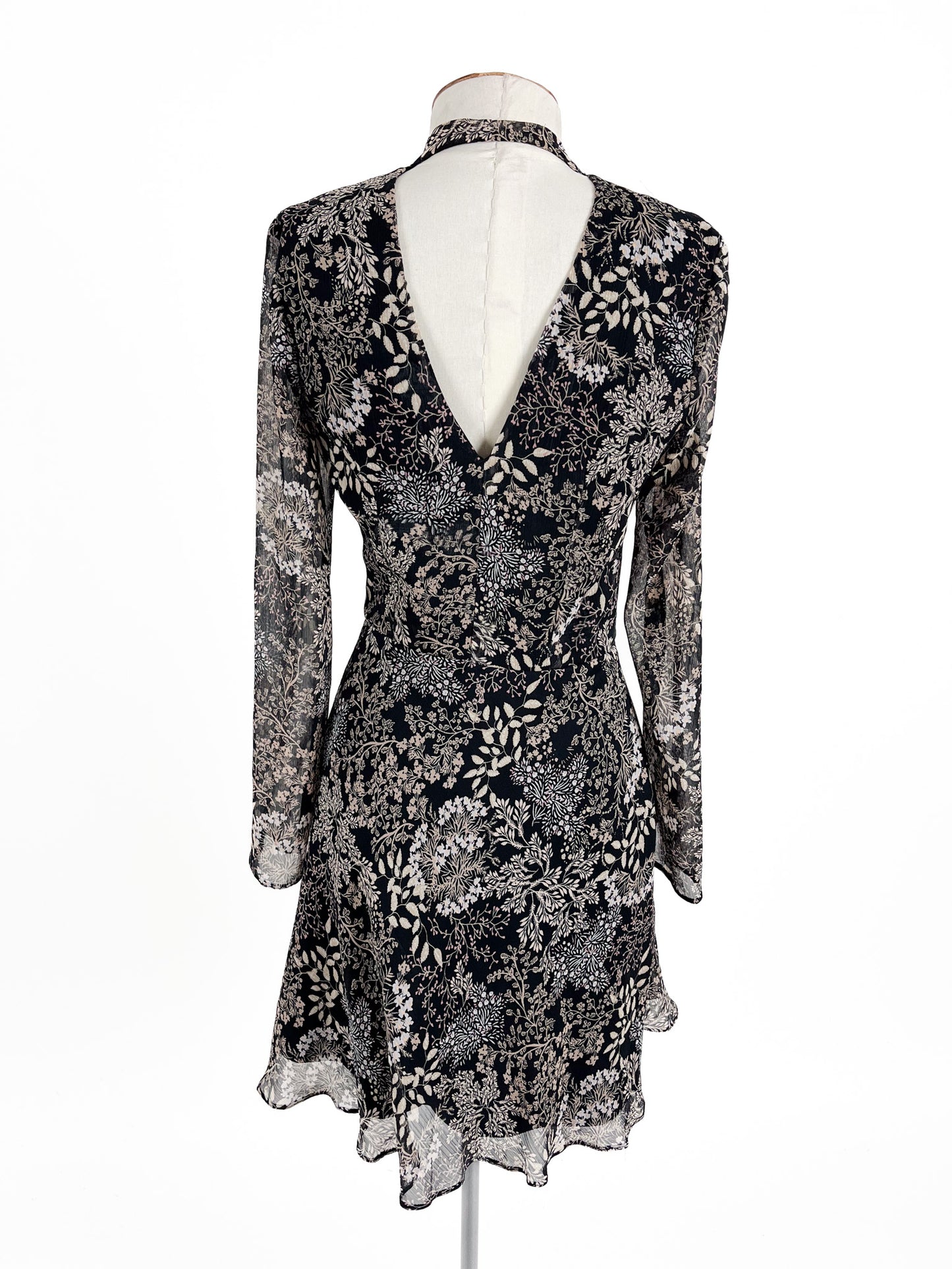 Miss Selfridge | Black Cocktail Dress | Size 8