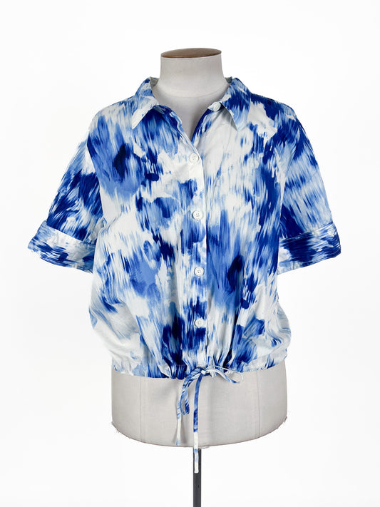 Simply Vera - White & Blue Shirt (Size L)