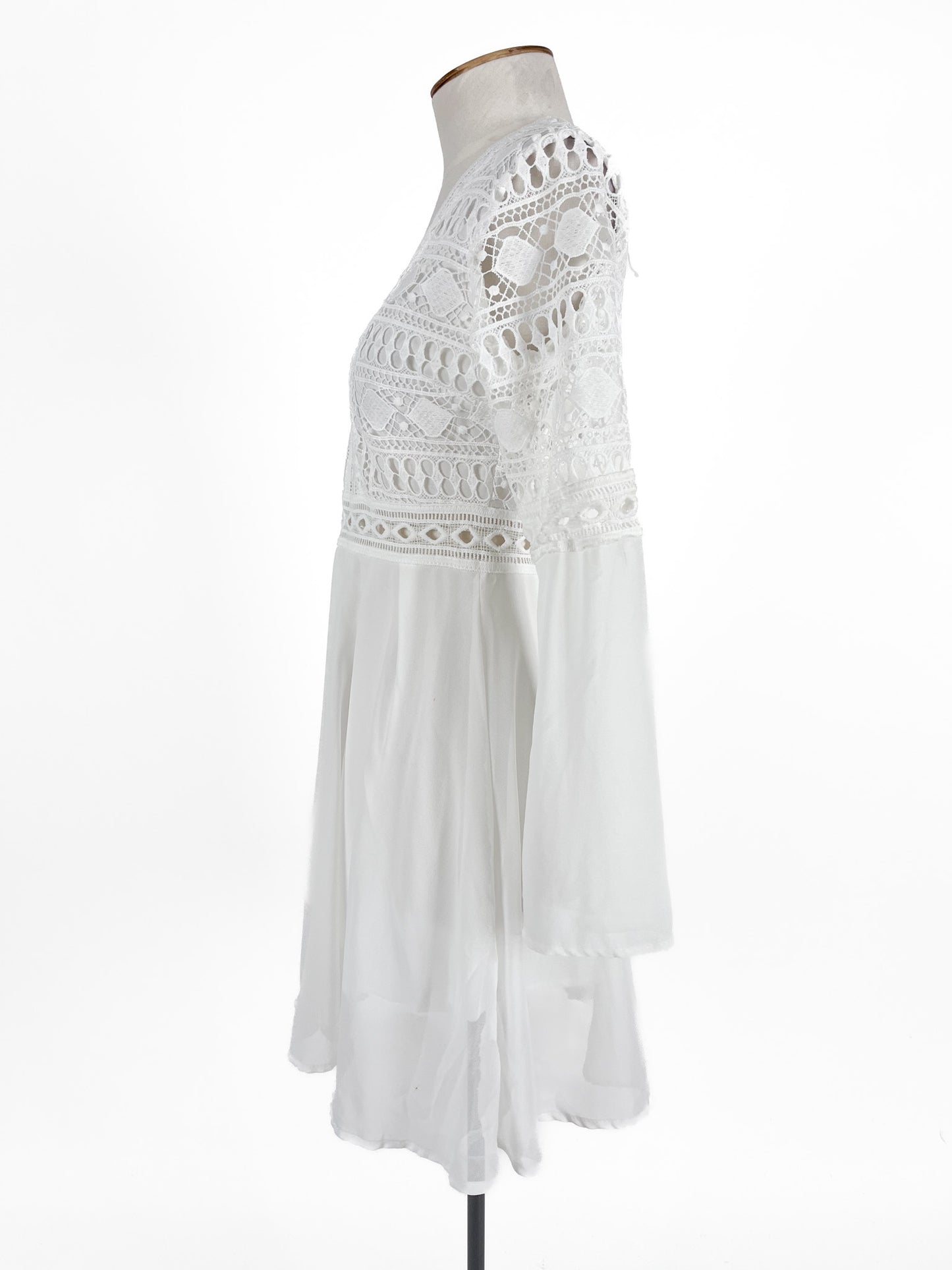 Unknown Brand | White Casual/Cocktail Dress | Size S